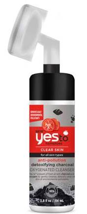 Yes To Tomatoes Charcoal Anti-Pollution Oxygenated Foaming Cleanser, 3.8 OZ