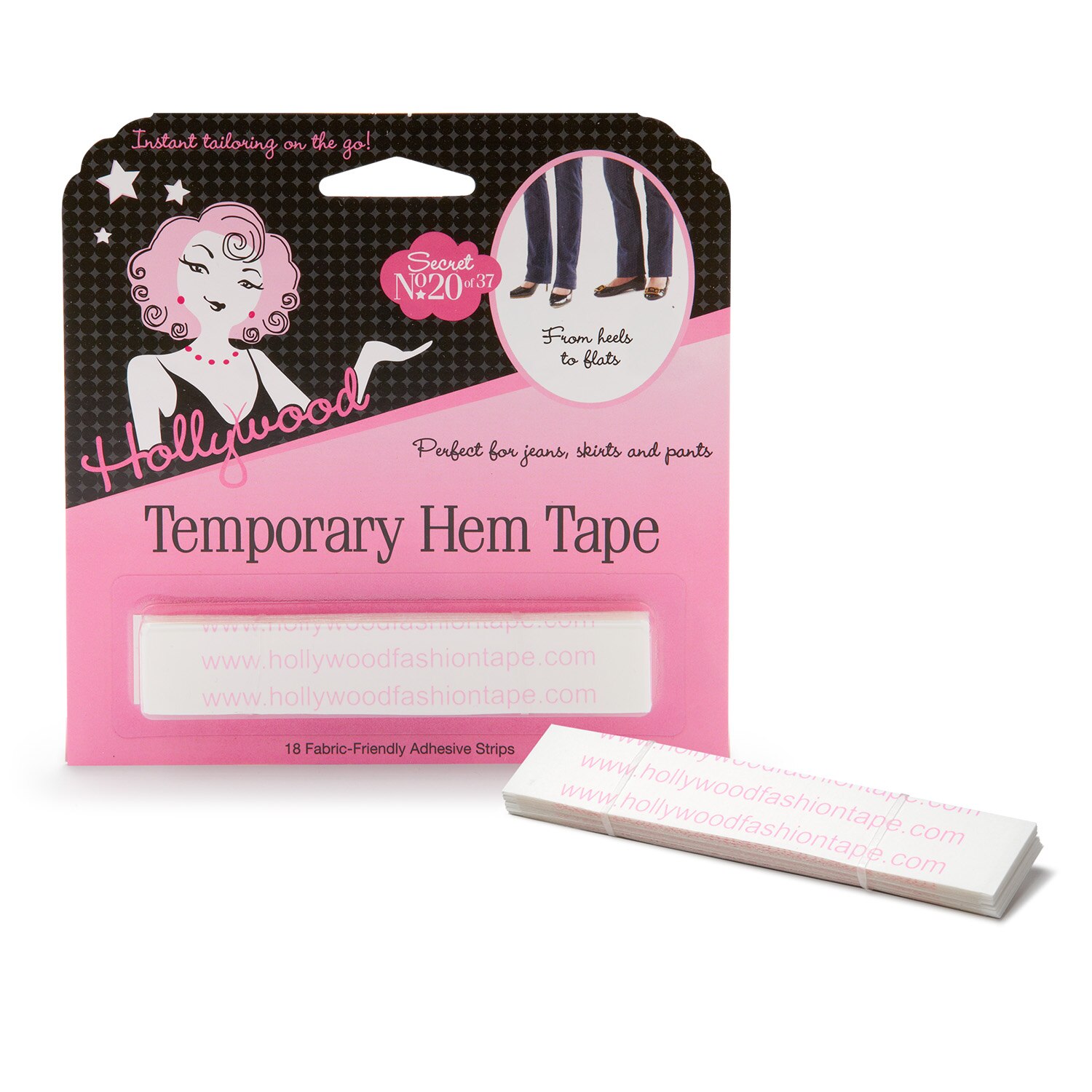 Hollywood Fashion Secrets Temporary Hem Tape, 18CT