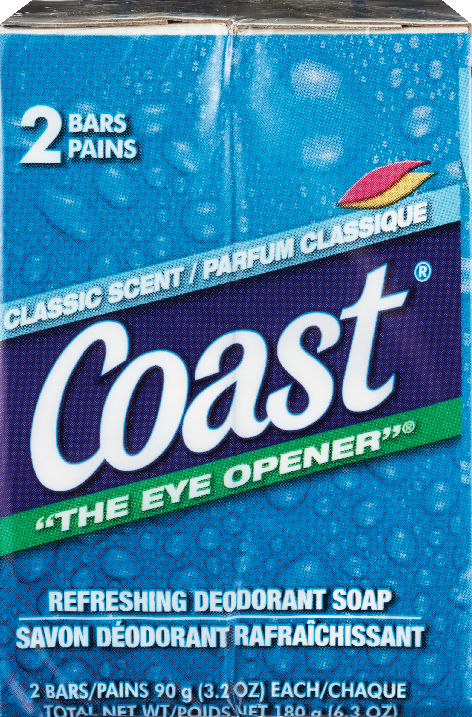 Coast Refreshing Deodorant Soap, 2CT