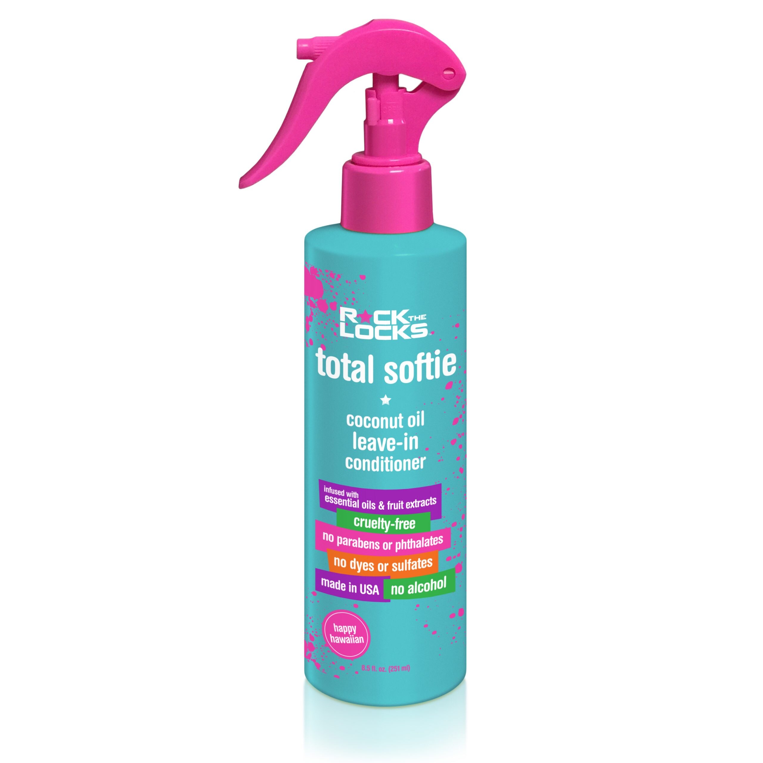 Rock the Locks Total Softie Coconut Oil Leave-in Conditioner, Happy Hawaiian