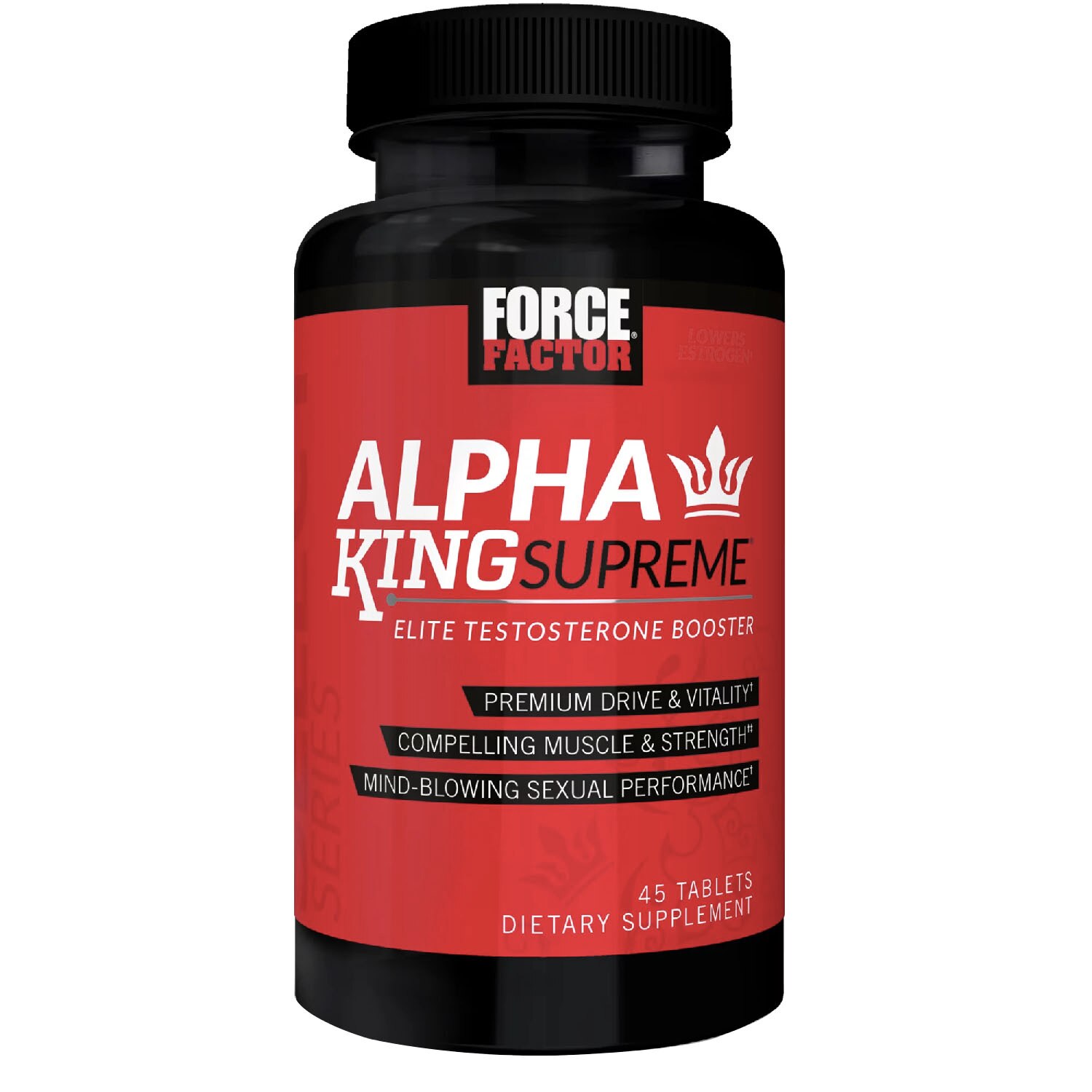 Force Factor Alpha King Supreme Testosterone Booster, 45 CT