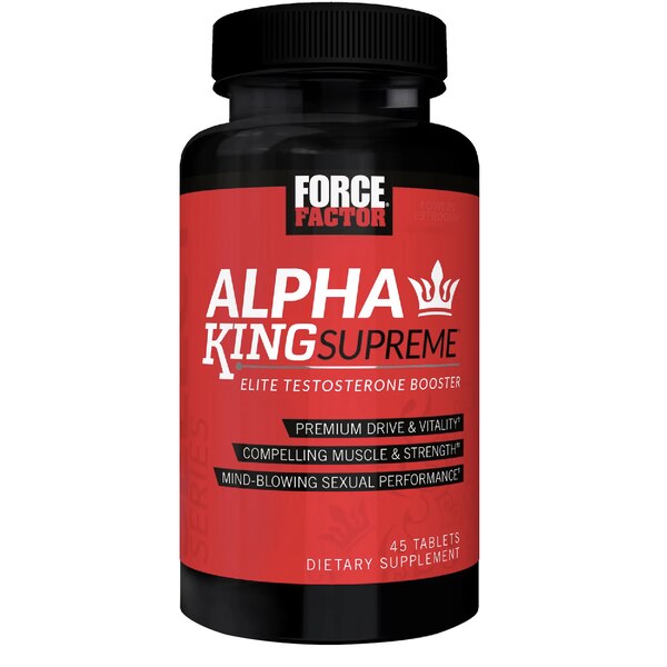 Force Factor Alpha King Supreme Testosterone Booster, 45 CT