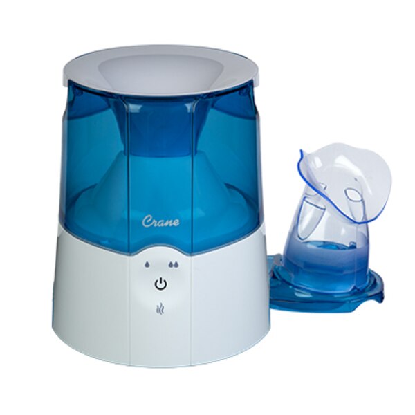 Crane 2-in-1 Warm Mist Humidifier & Steam Inhaler