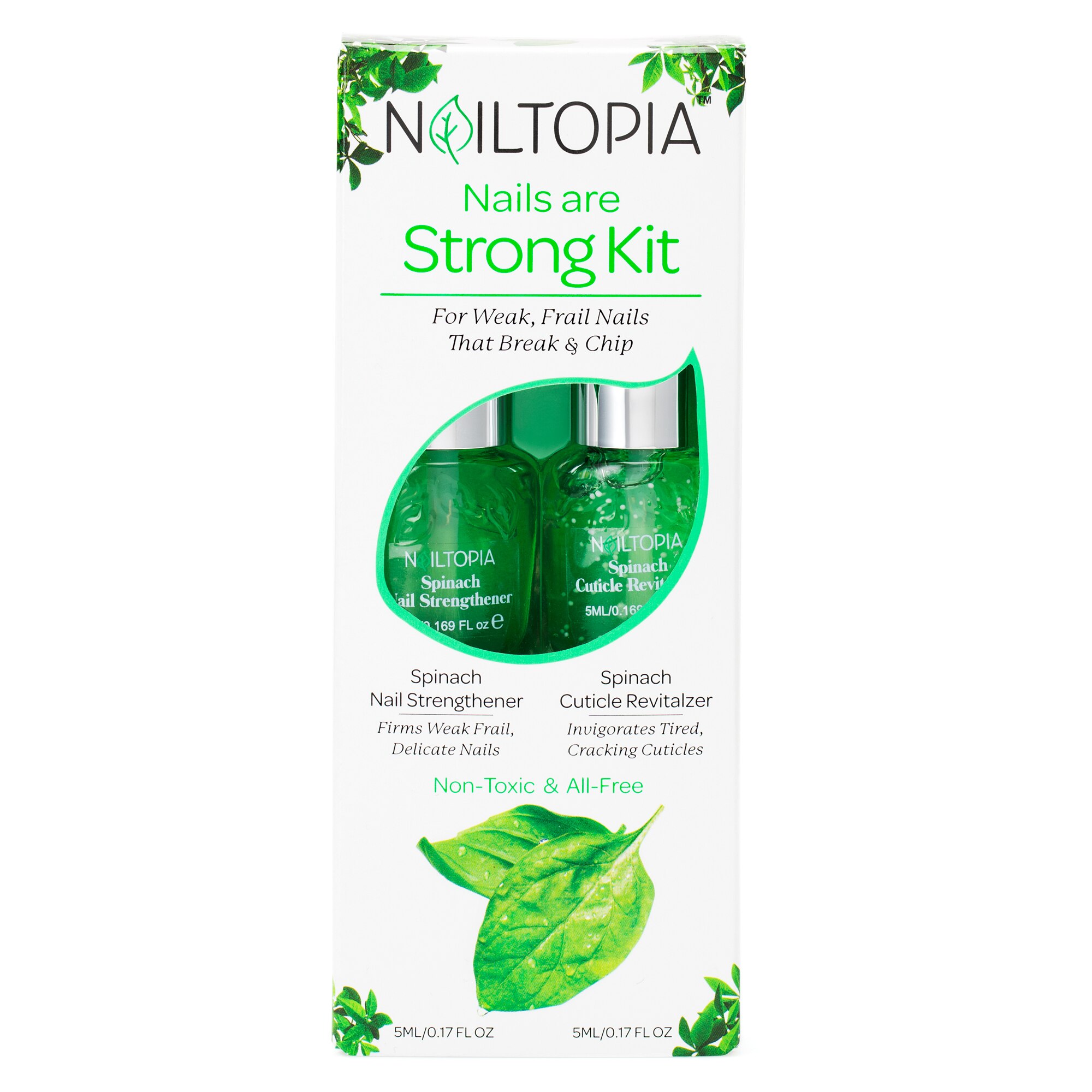 Nailtopia Spinach Nails Are Strong Kit