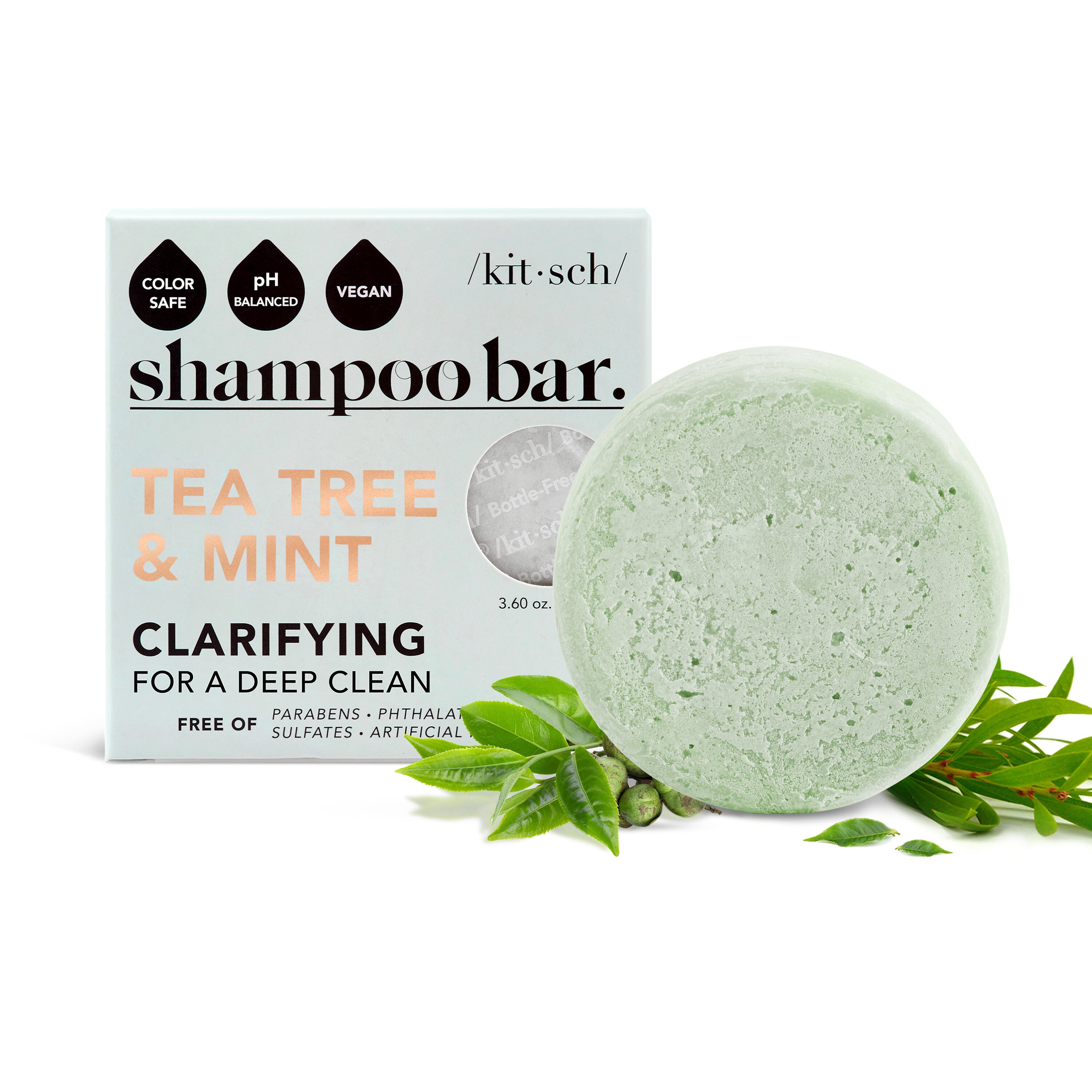 Kitsch Tea Tree & Mint Clarifying Shampoo Bar