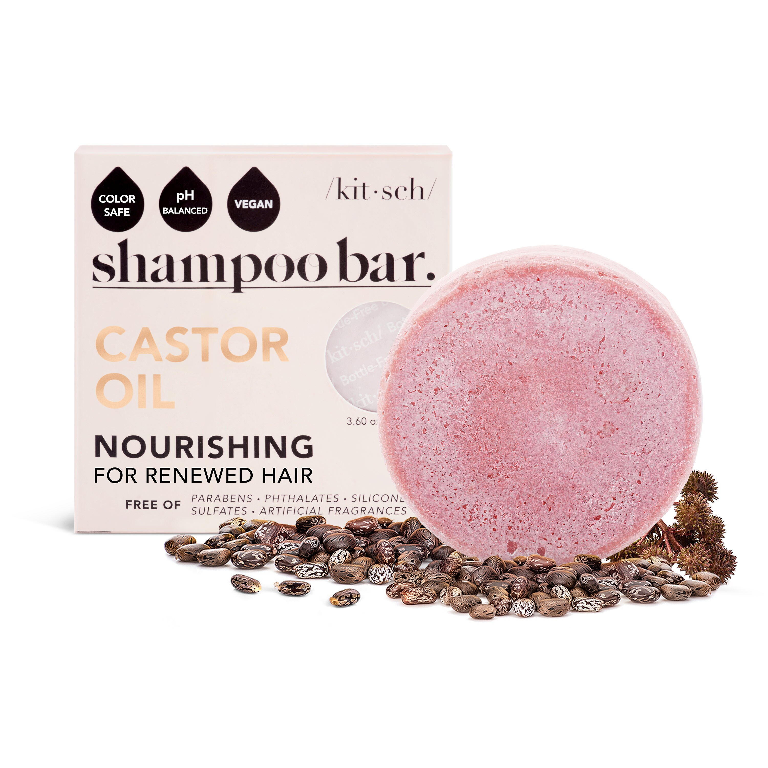 Kitsch Castor Oil Nourishing Shampoo Bar