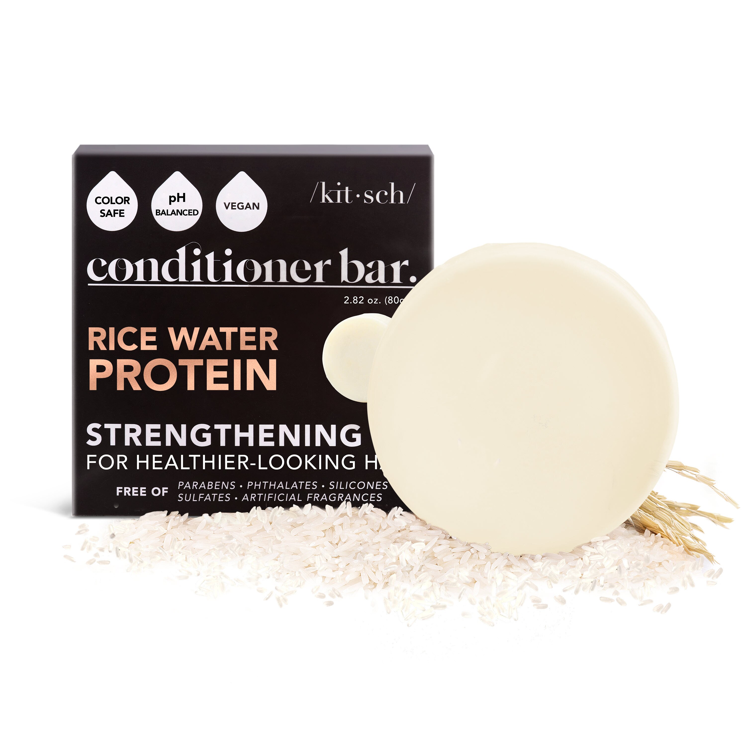 Kitsch Rice Water Protein Strengthening Conditioner Bar