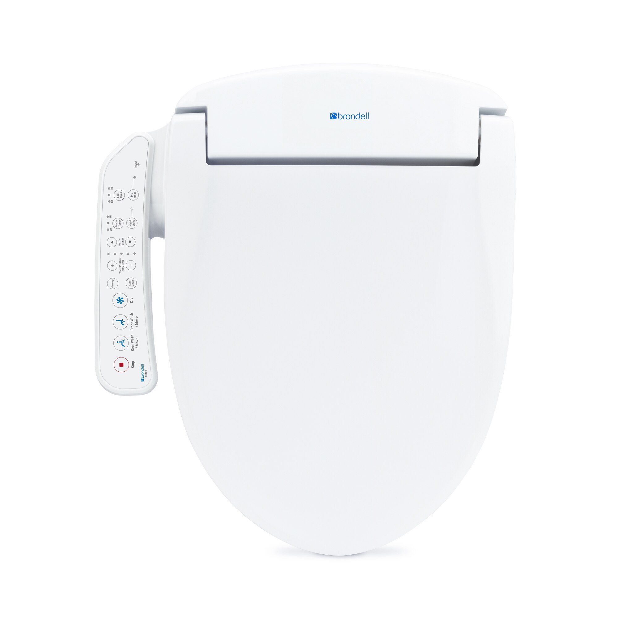 Brondell Swash SE400 Advanced Bidet Toilet Seat Elongated, White