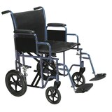 Drive Medical Bariatric Heavy Duty Transport Wheelchair with Swing Away Footrest, thumbnail image 1 of 5