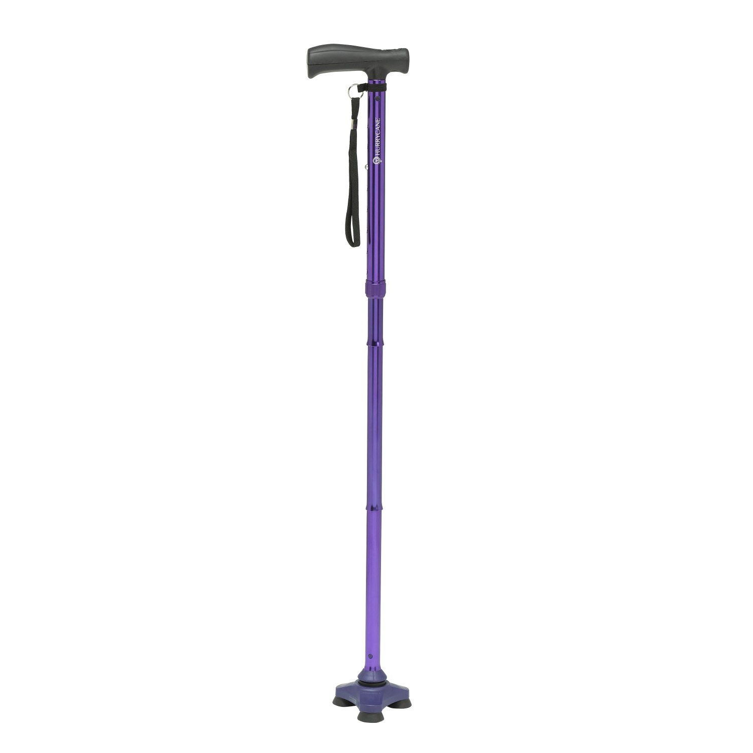 HurryCane Freedom Edition Folding Cane with T Handle