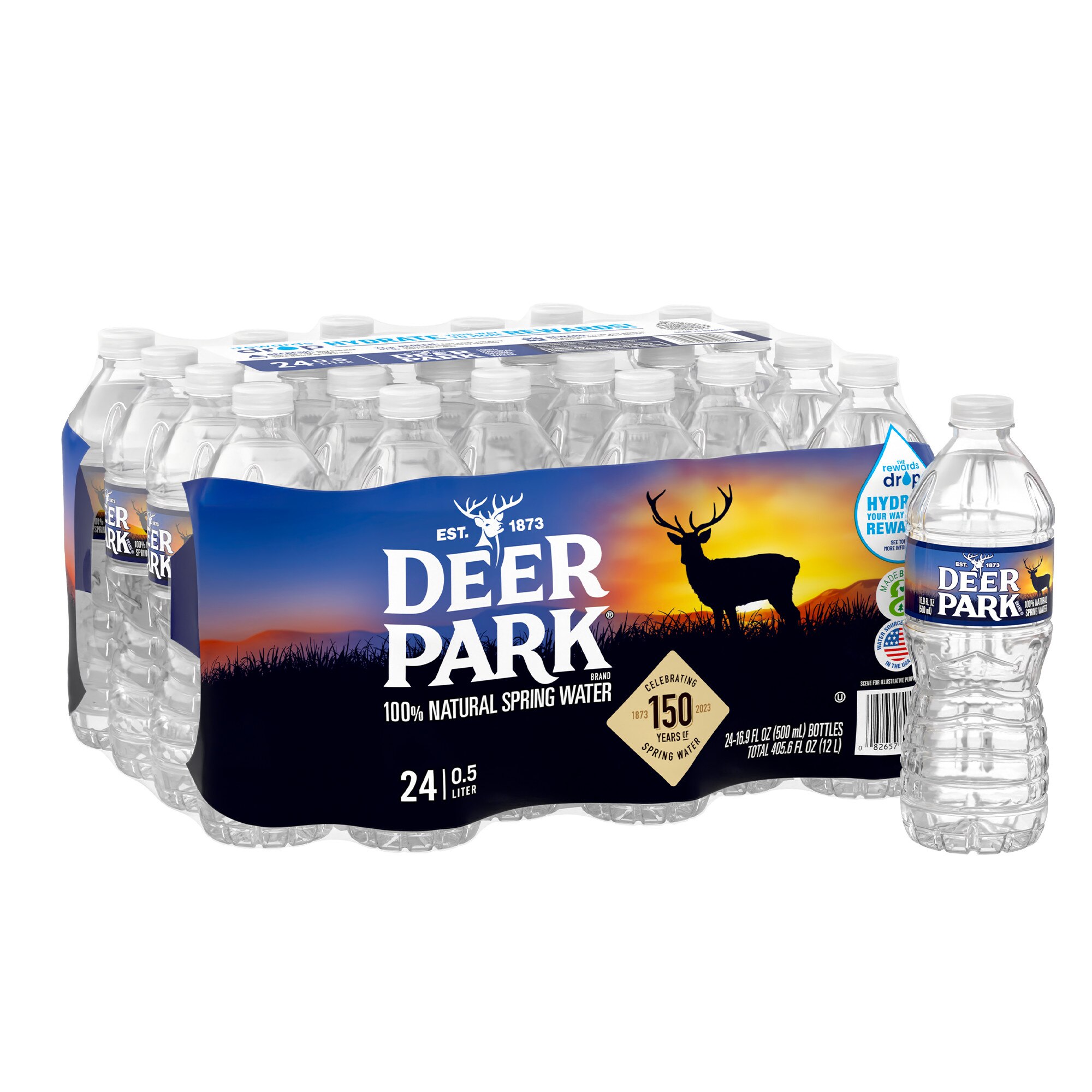 Deer Park 100% Natural Spring Water Plastic Bottle