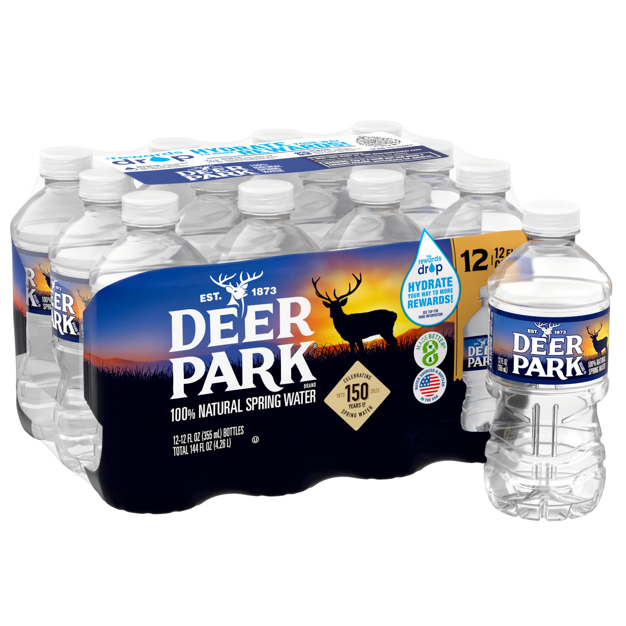 Deer Park 100% Natural Spring Water Plastic Bottle