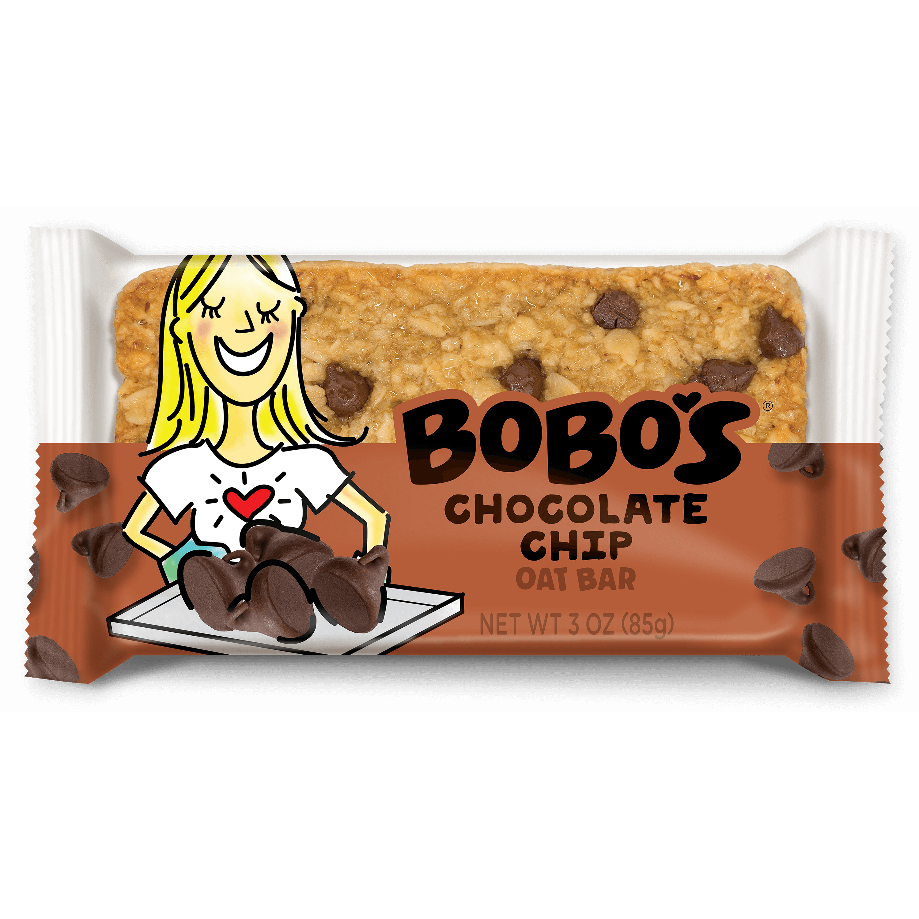 Bobo's Chocolate Chip Oat Bar, 3 oz