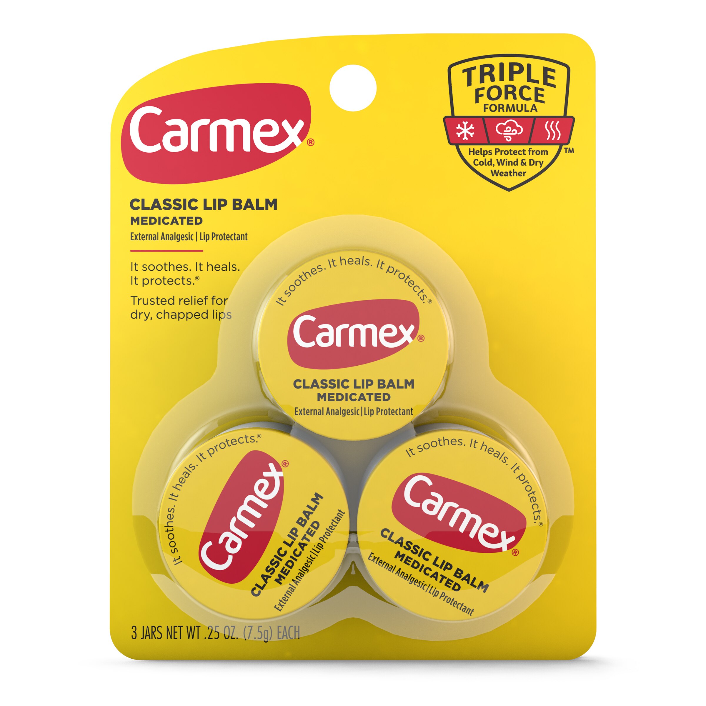 Carmex Classic Medicated Lip Balm Jars