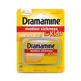 Dramamine Chewable Motion Sickness Relief for Kids, Grape, 8 CT, thumbnail image 1 of 8