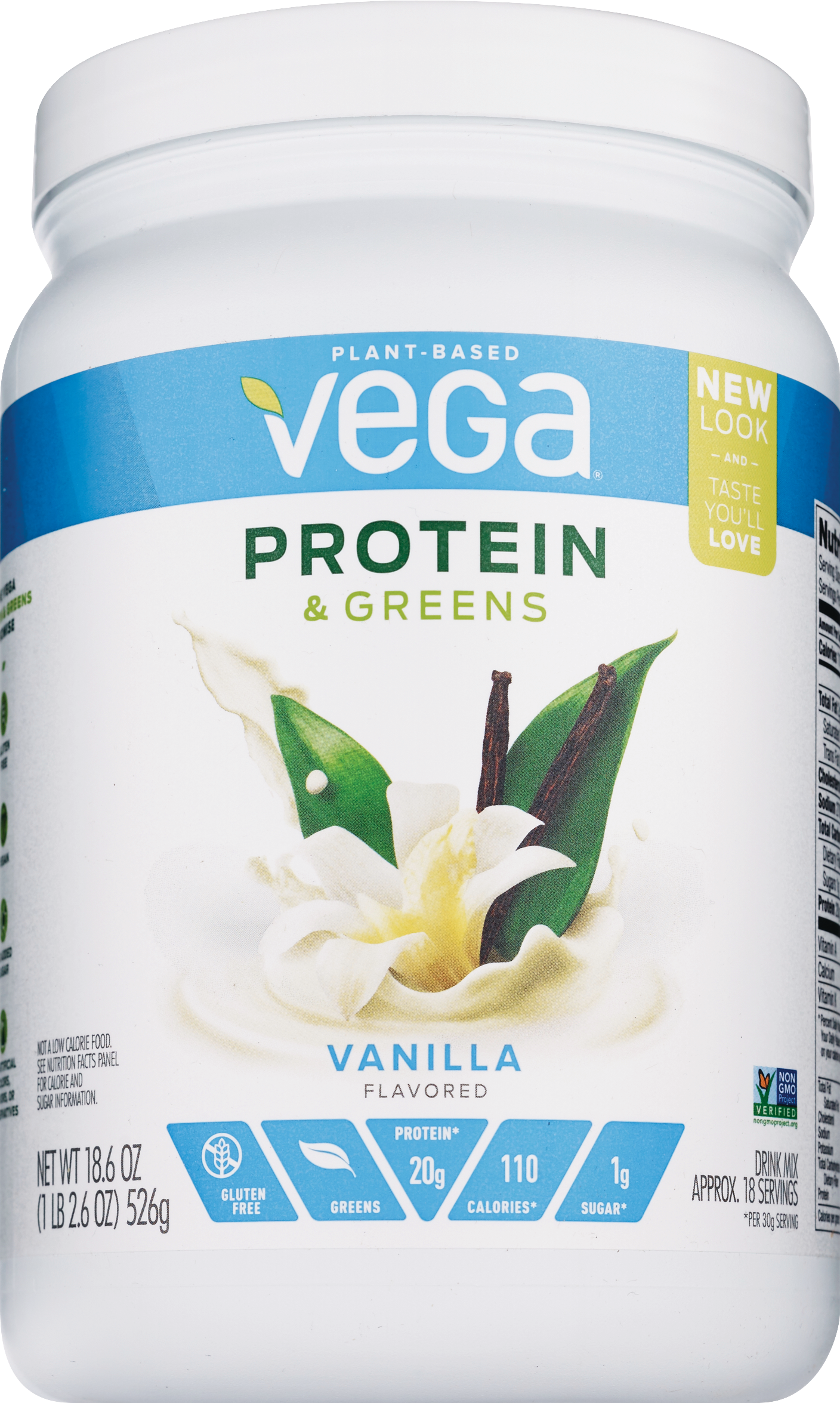 Vega Protein and Greens Drink Mix 18.6 OZ