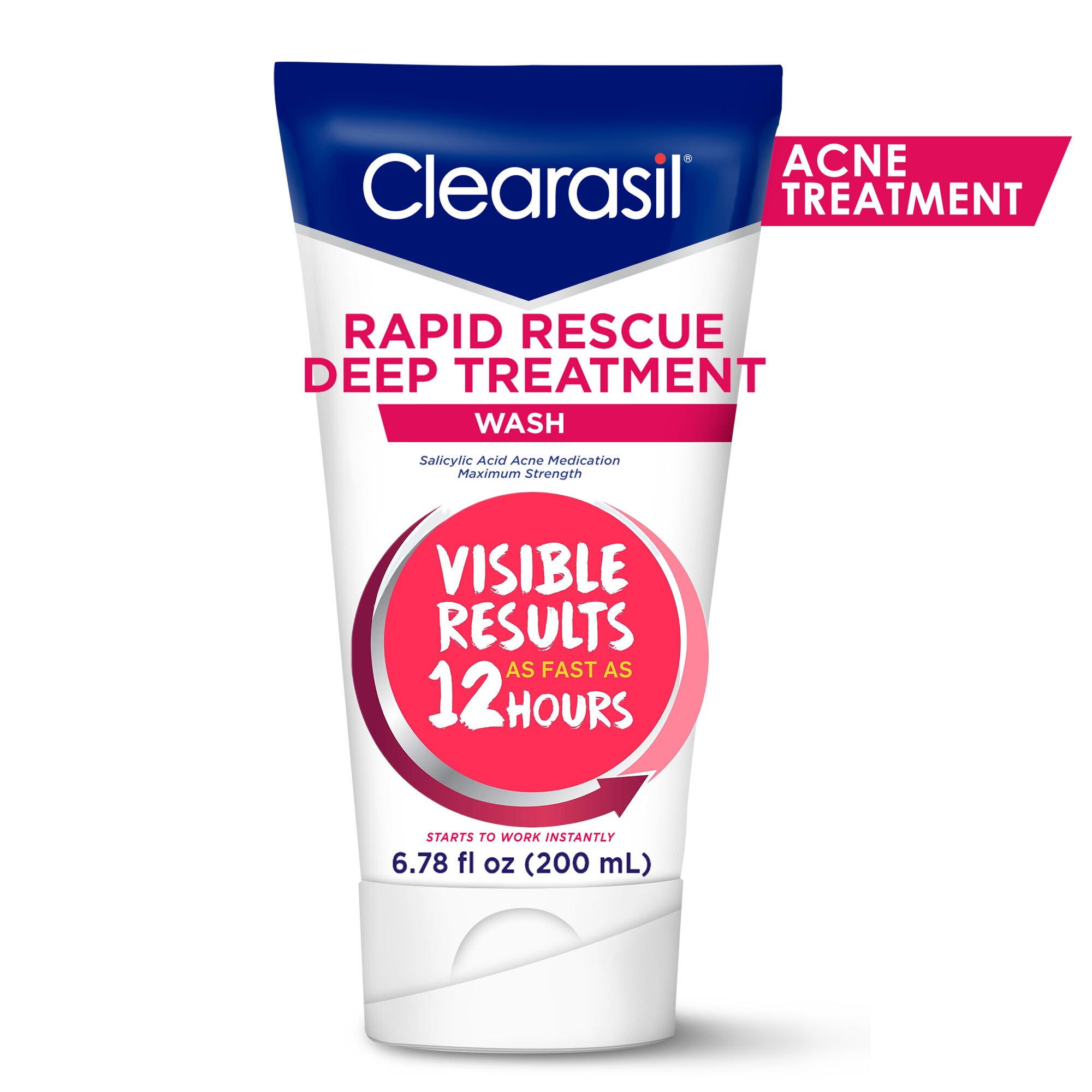 Clearasil Rapid Rescue Deep Treatment Wash, 6.78 OZ