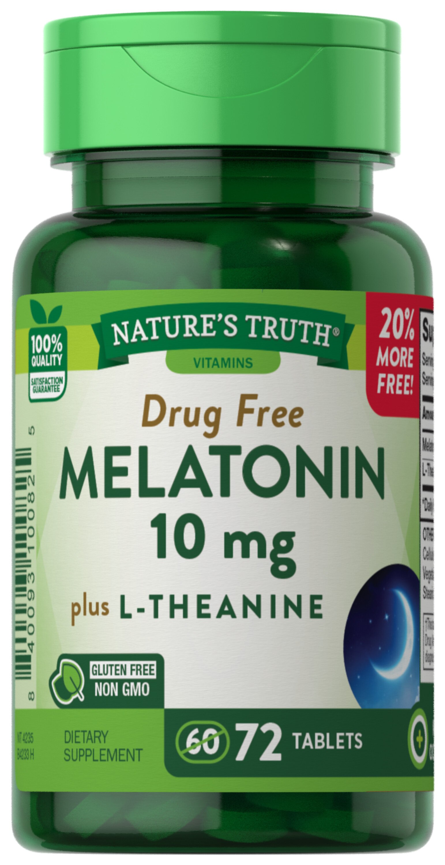 Nature's Truth Maximum Strength Melatonin plus L-Theanine