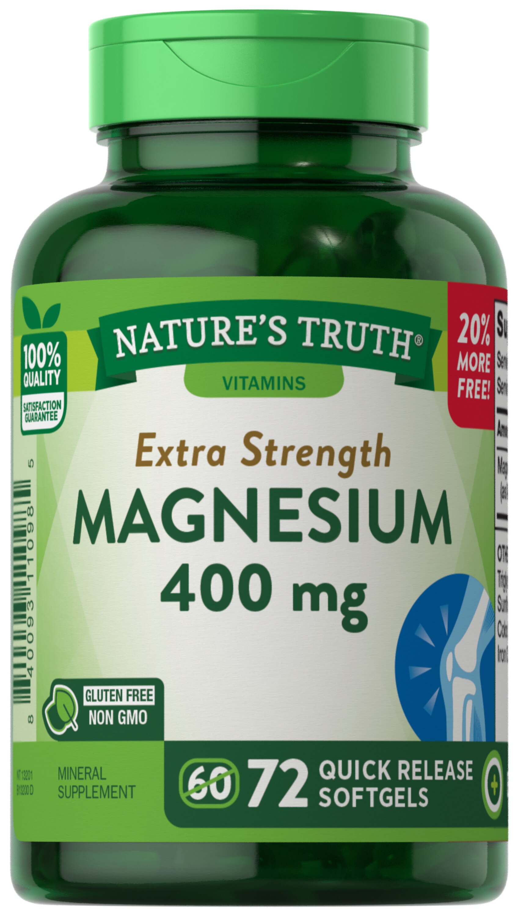 Nature's Truth High Potency Magnesium 400 mg
