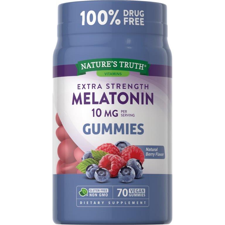 Nature's Truth Extra Strength Melatonin 10 mg Gummies