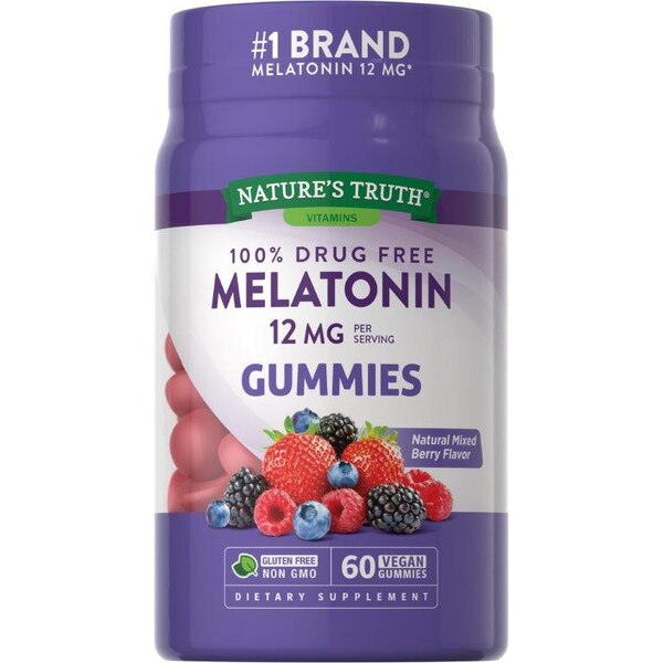 Nature's Truth 100% Drug Free Melatonin Gummies