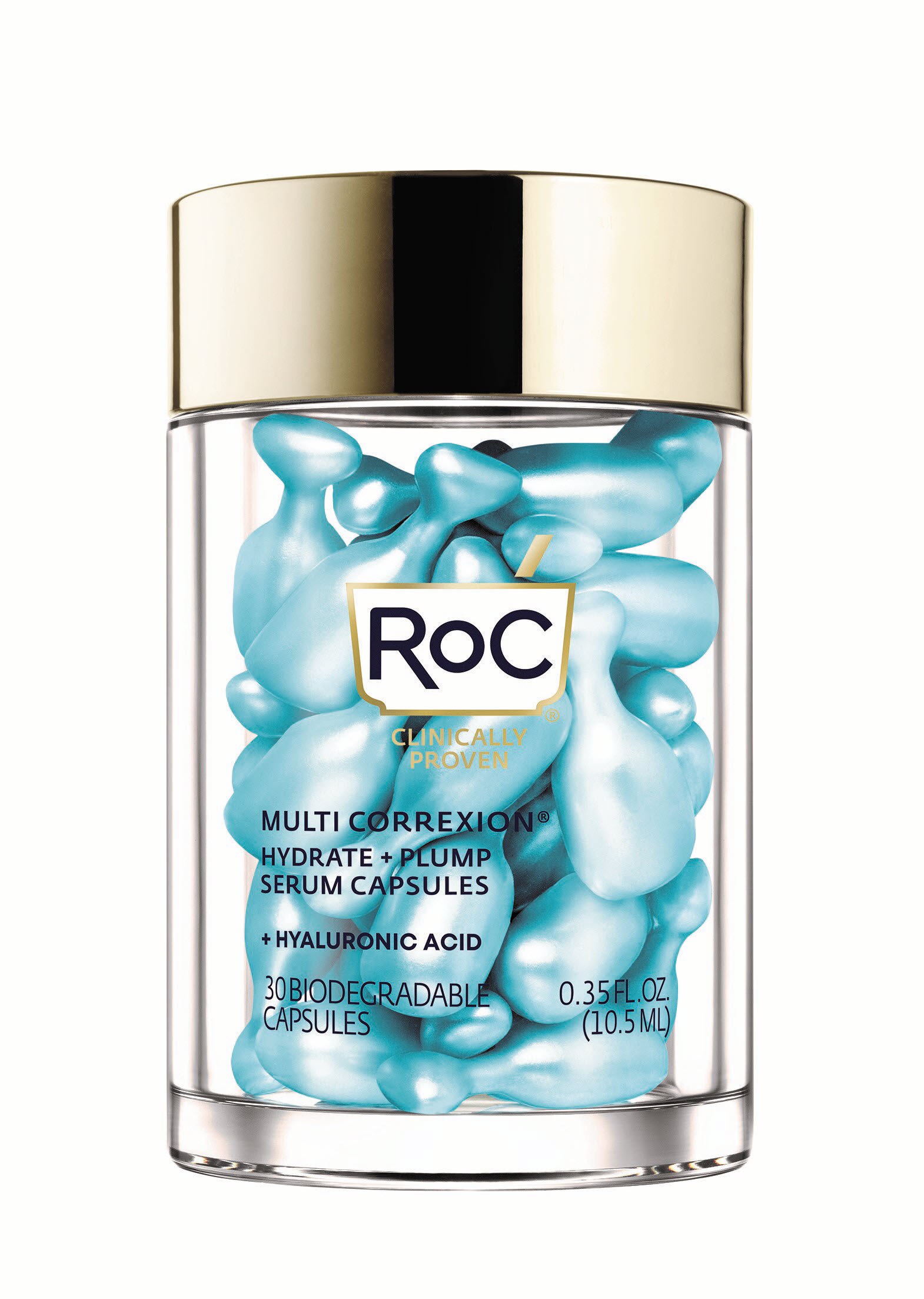 RoC Multi Correxion Hydrate + Plump Night Serum Capsules with Hyaluronic Acid