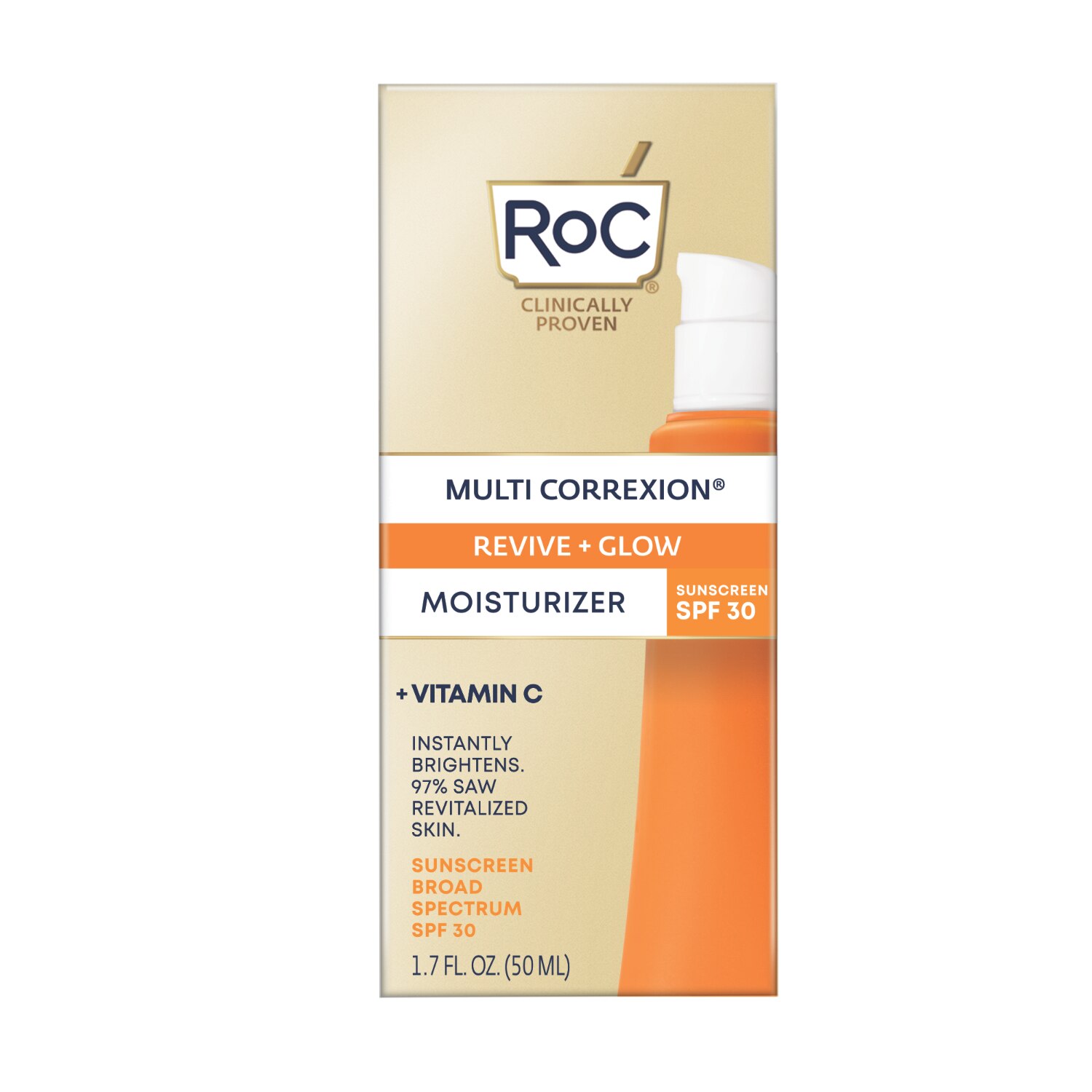 RoC Revive + Glow Moisturizer SPF 30, 1.7 oz