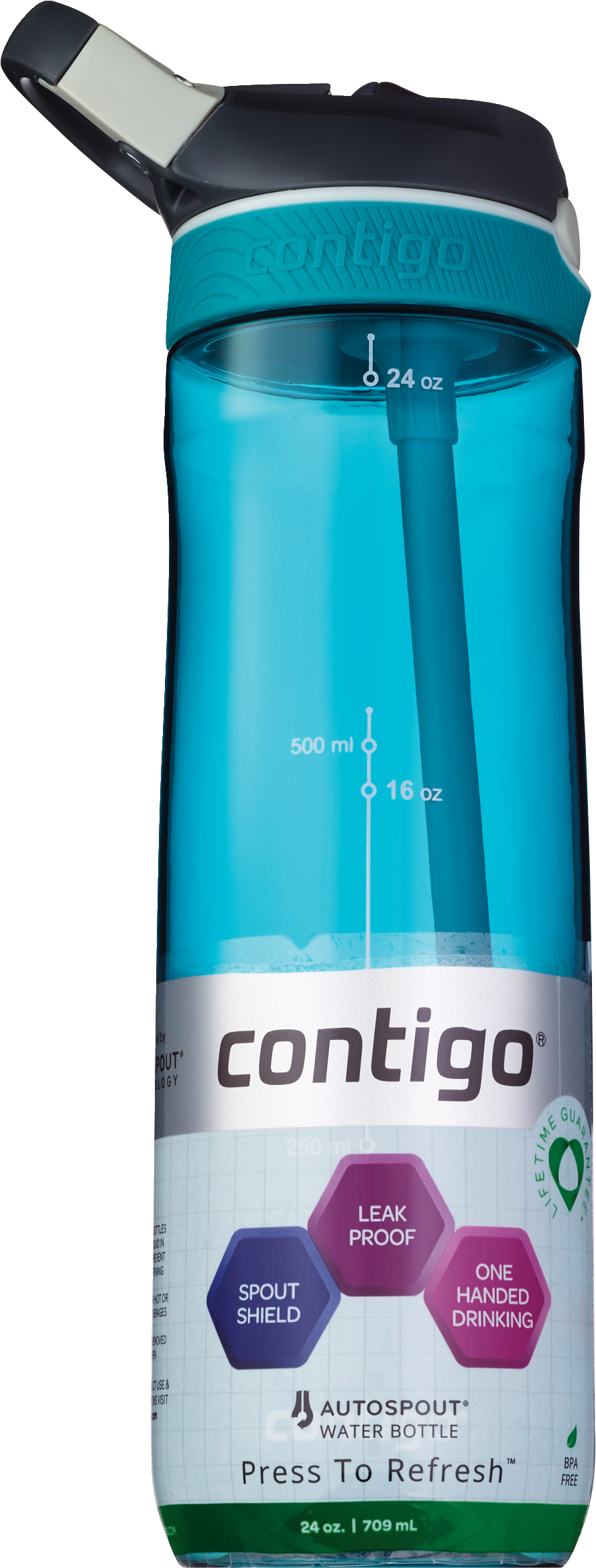 Contigo Autospout Water Bottle, 24 OZ