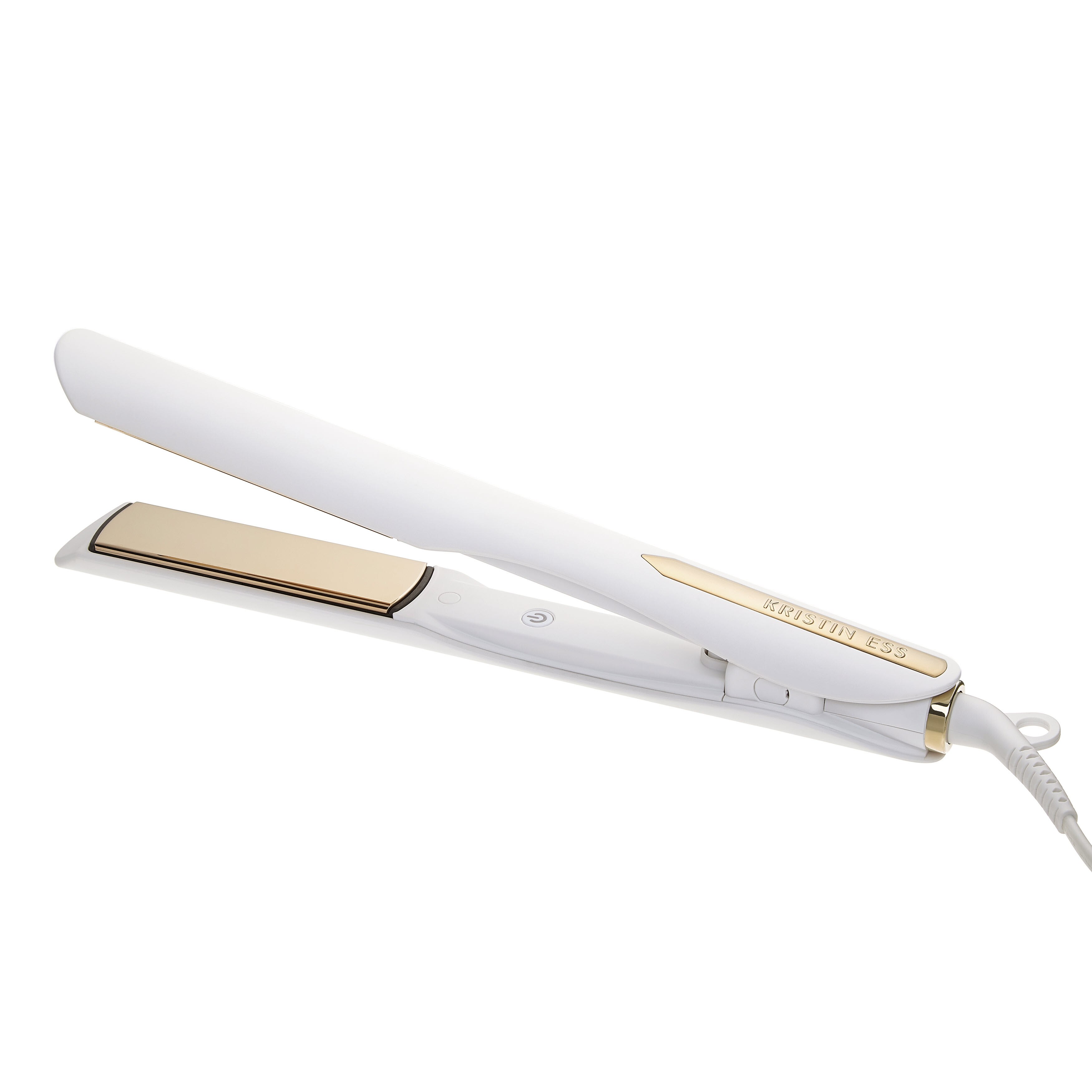 Kristin Ess 3-in-1 Flat Iron, White, 1.25 IN