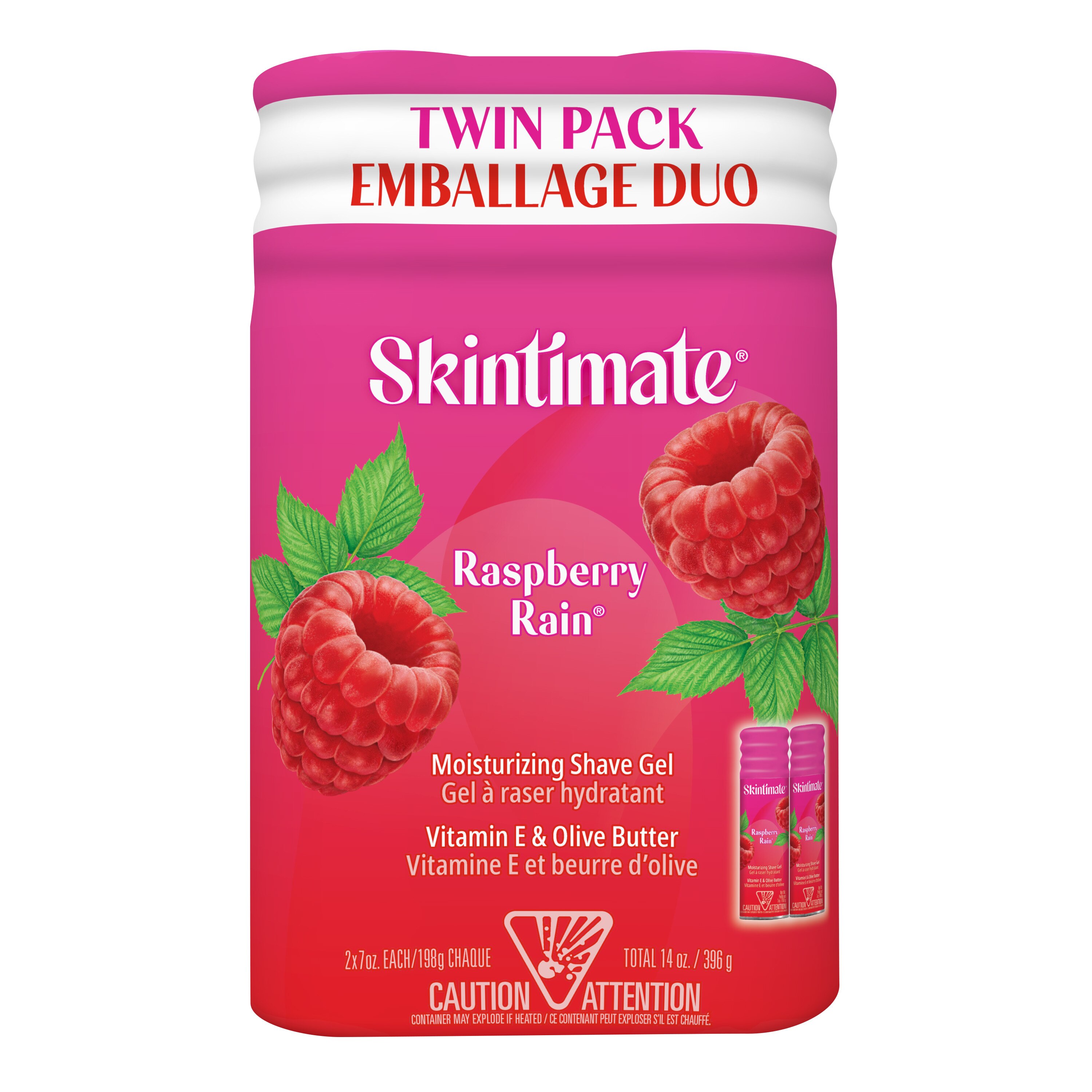 Skintimate Moisturizing Shave Gel, Raspberry Rain