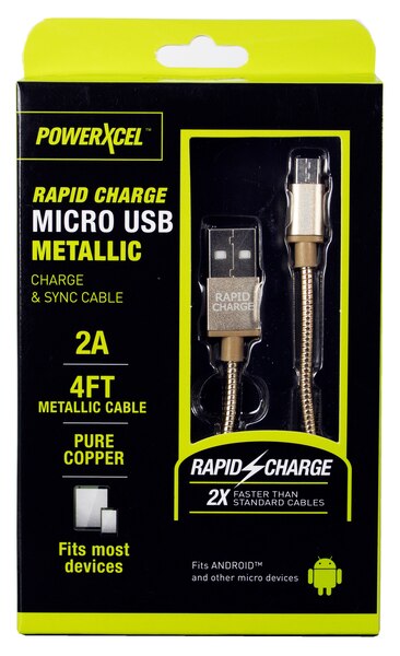 PowerXcel 4FT Micro 2A Cable