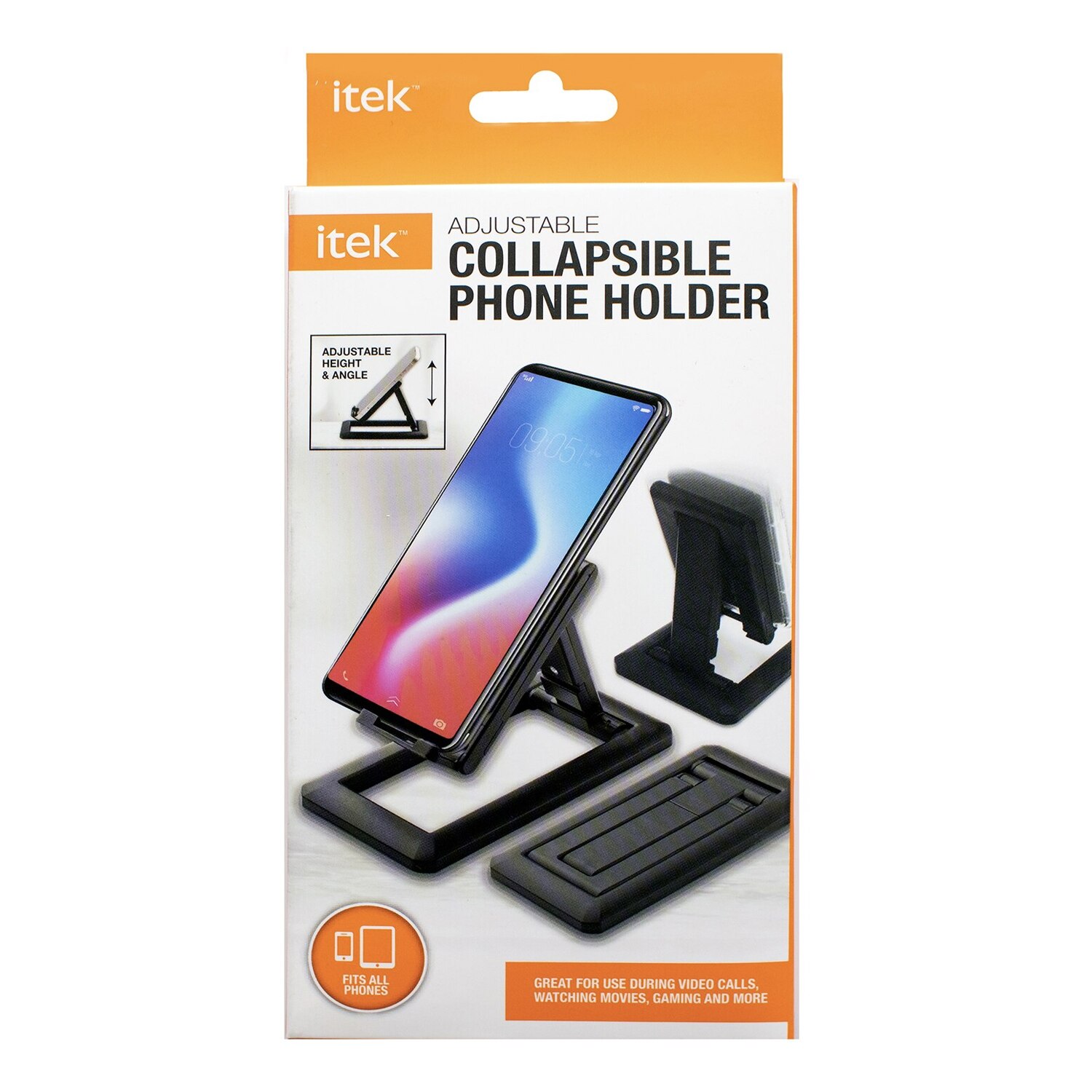 Itek Adjustable Collapsible Phone Holder