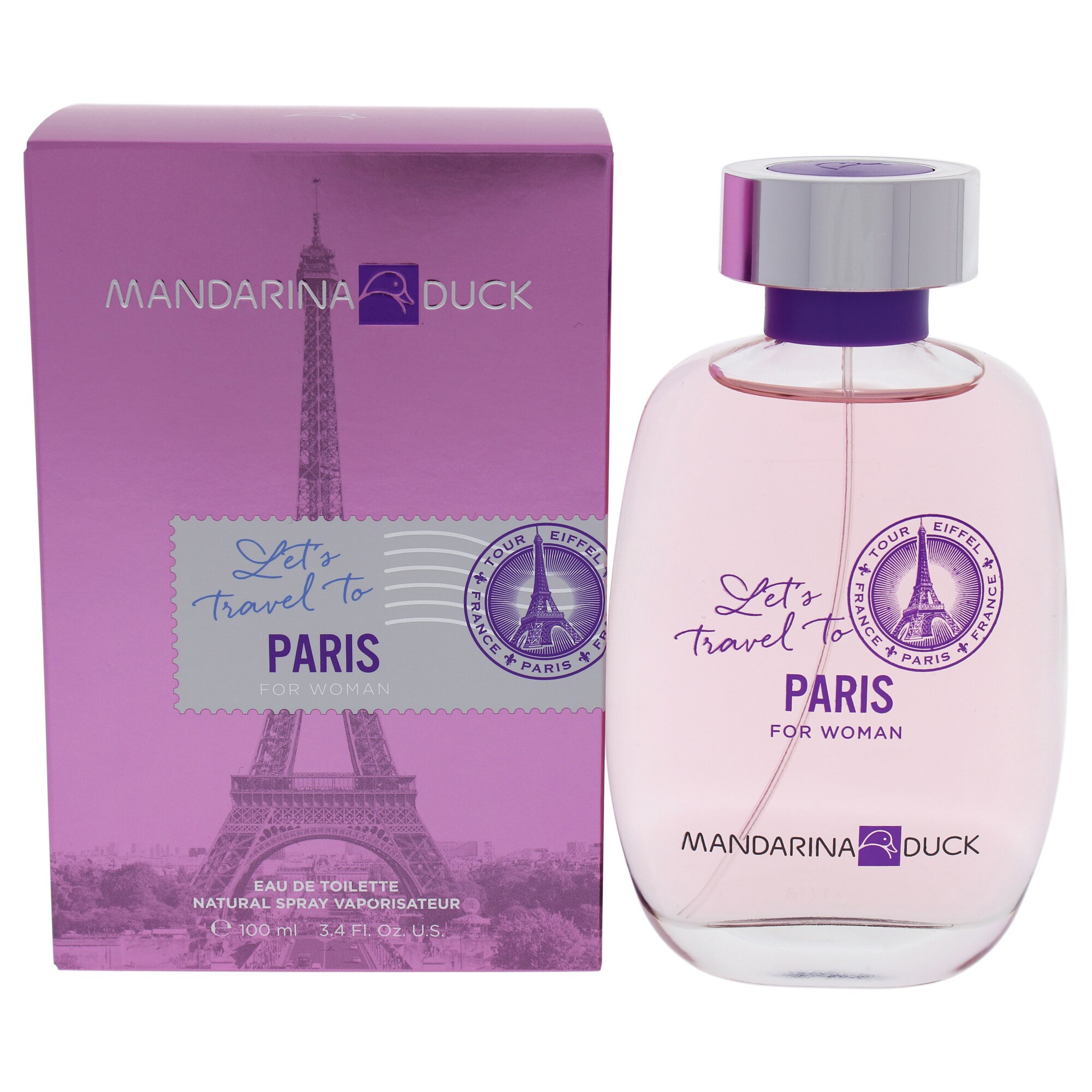 Lets Travel To Paris by Mandarina Duck for Women - 3.4 oz EDT Spray