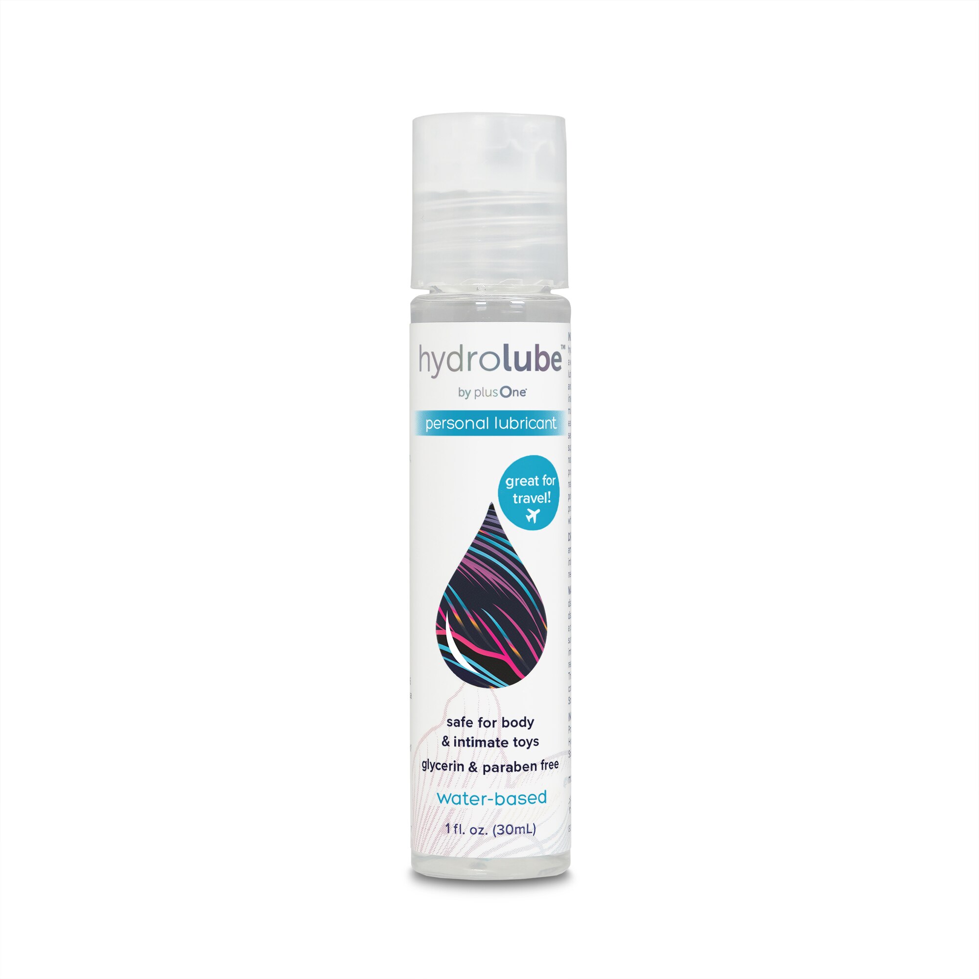 hydrolube by plusOne Personal Travel Size Lubricant, 1 OZ