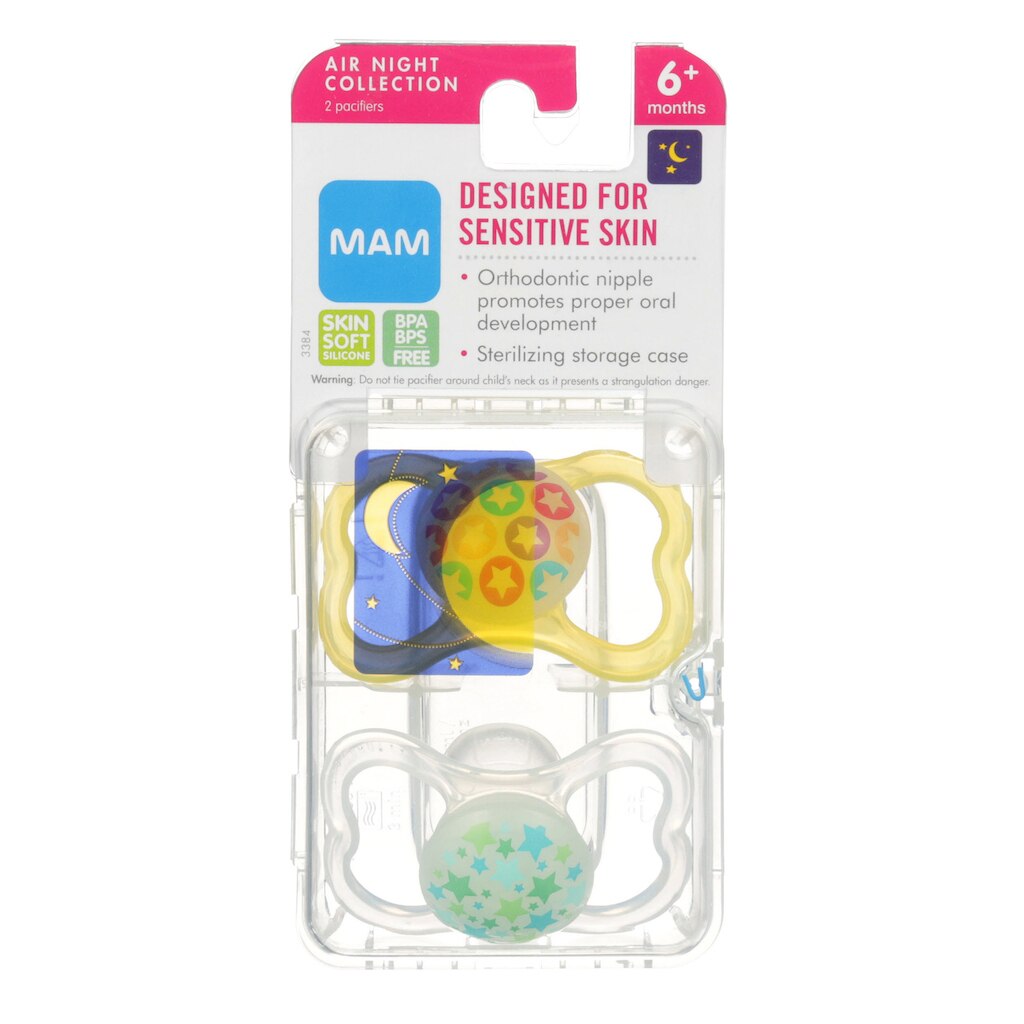 MAM Sensitive Skin Pacifier, 2 CT