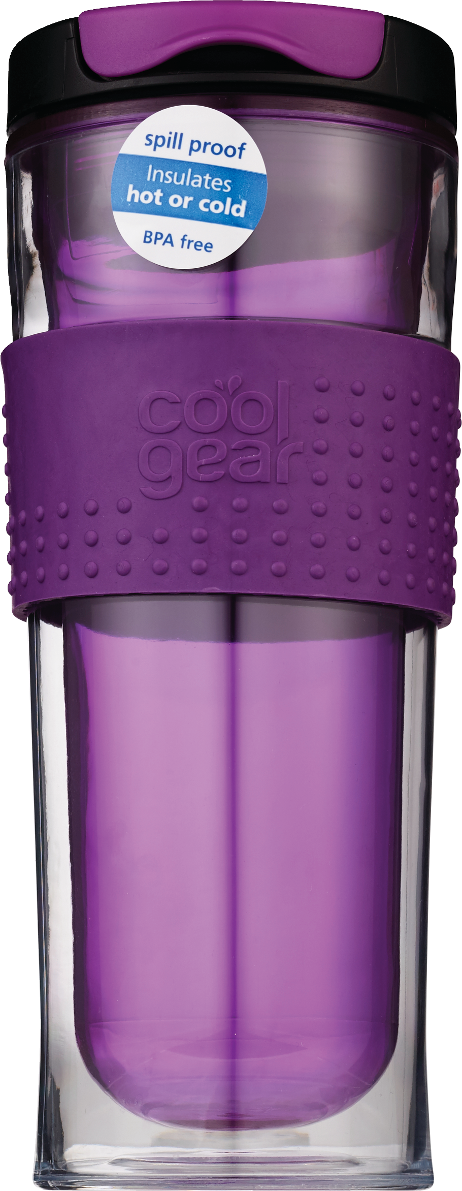 Cool Gear Spill Proof Mason Insulated Cup, 14OZ