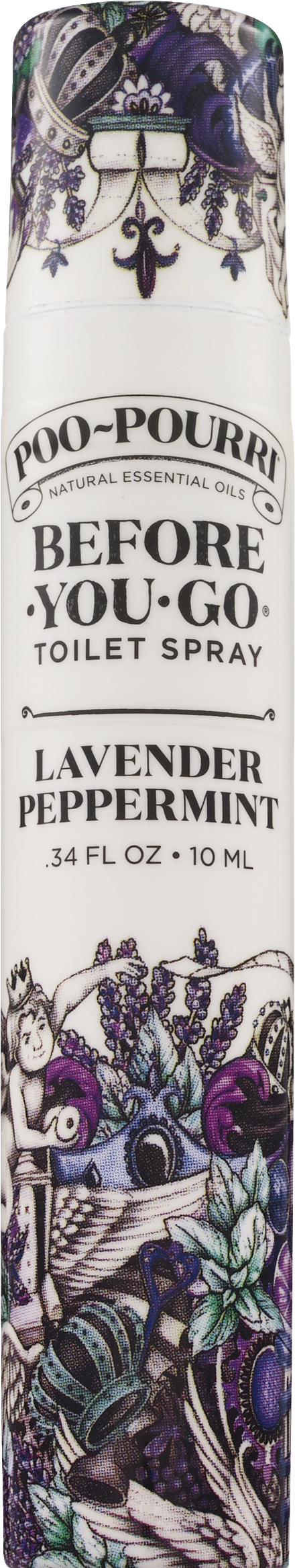 Poo-Pourri Travel Size Lavender Peppermint Before You Go Toilet Spray, 0.34 OZ