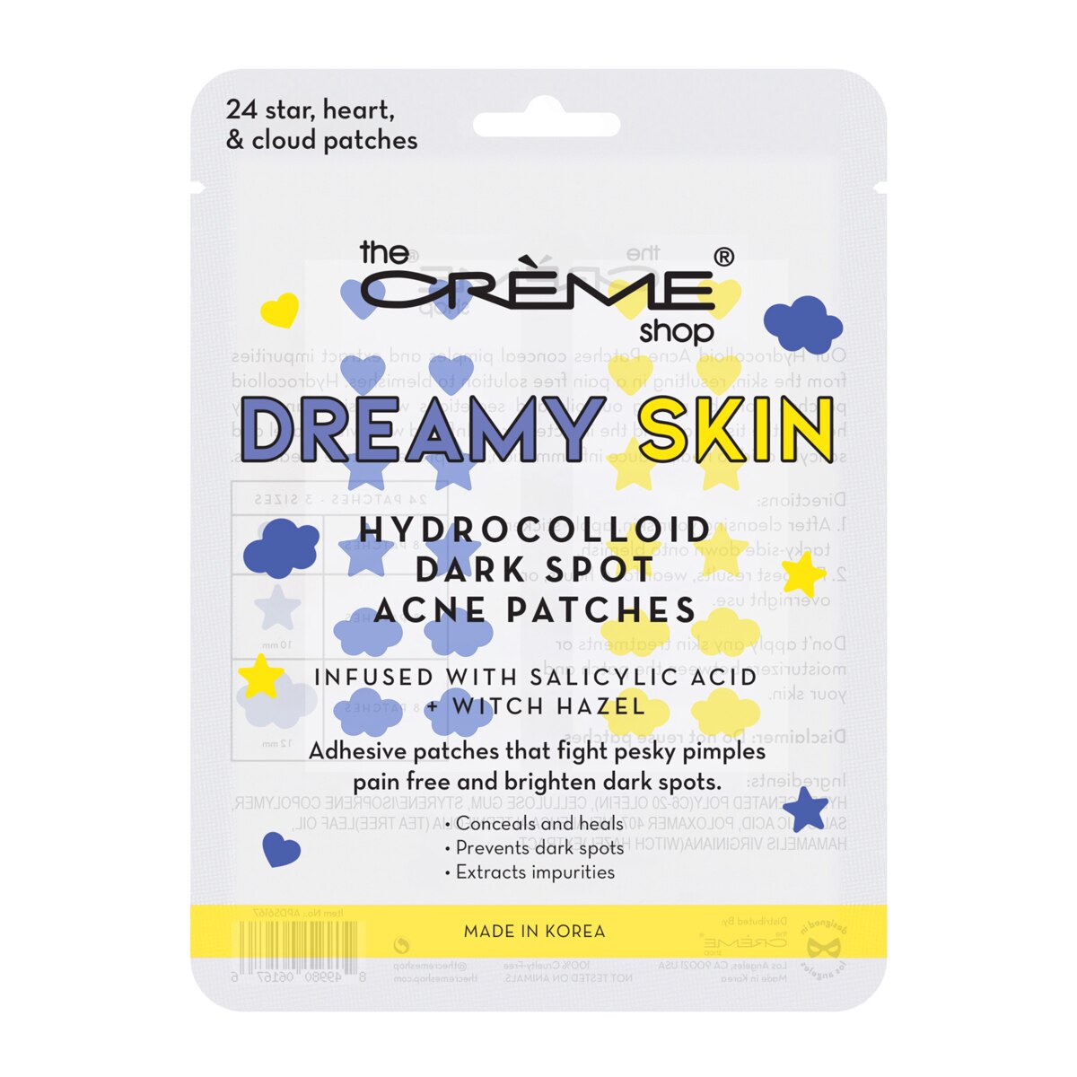 The Creme Shop Dreamy Skin Hydrocolloid Dark Spot Acne Patches