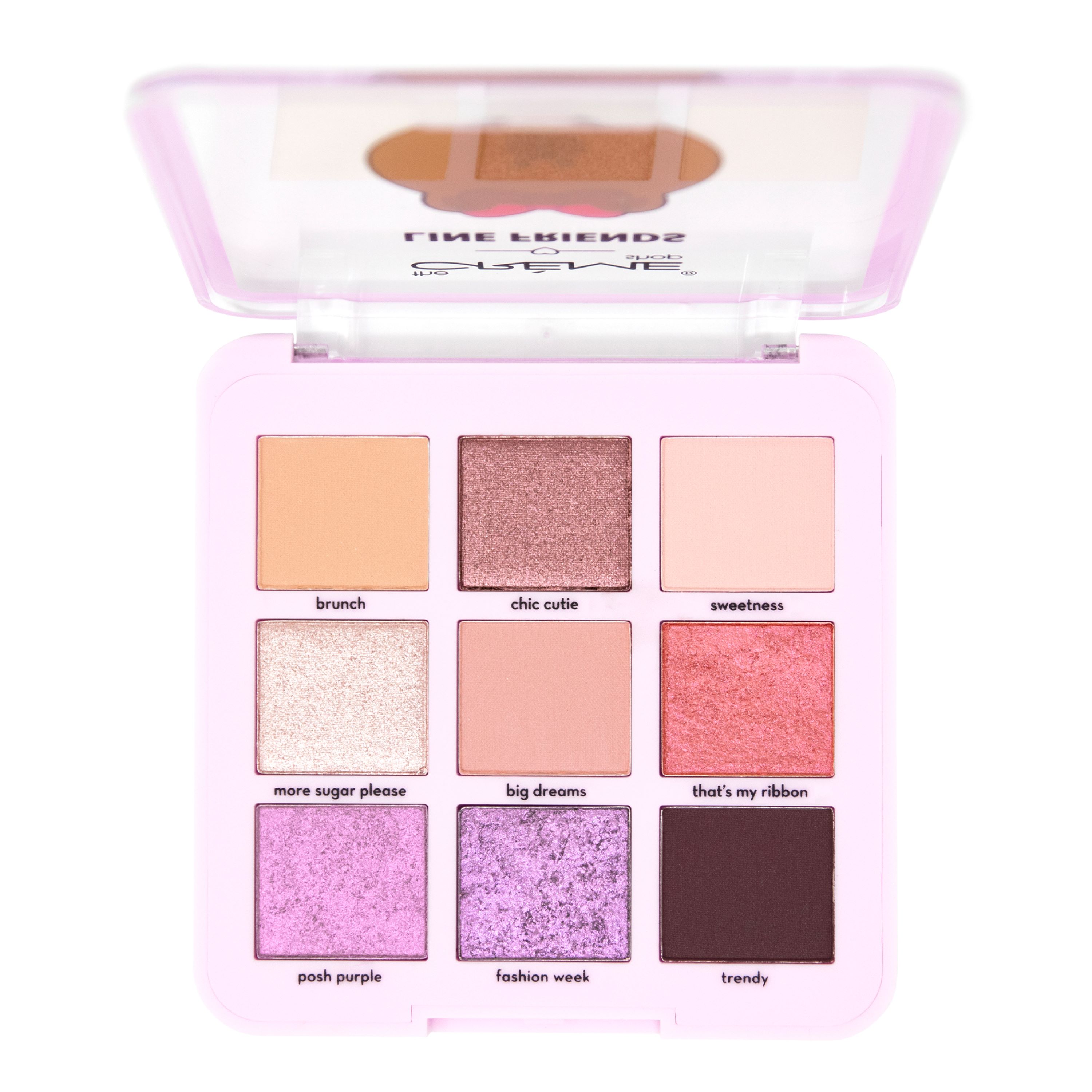 The Creme Shop x Line Friends Eyeshadow Palette