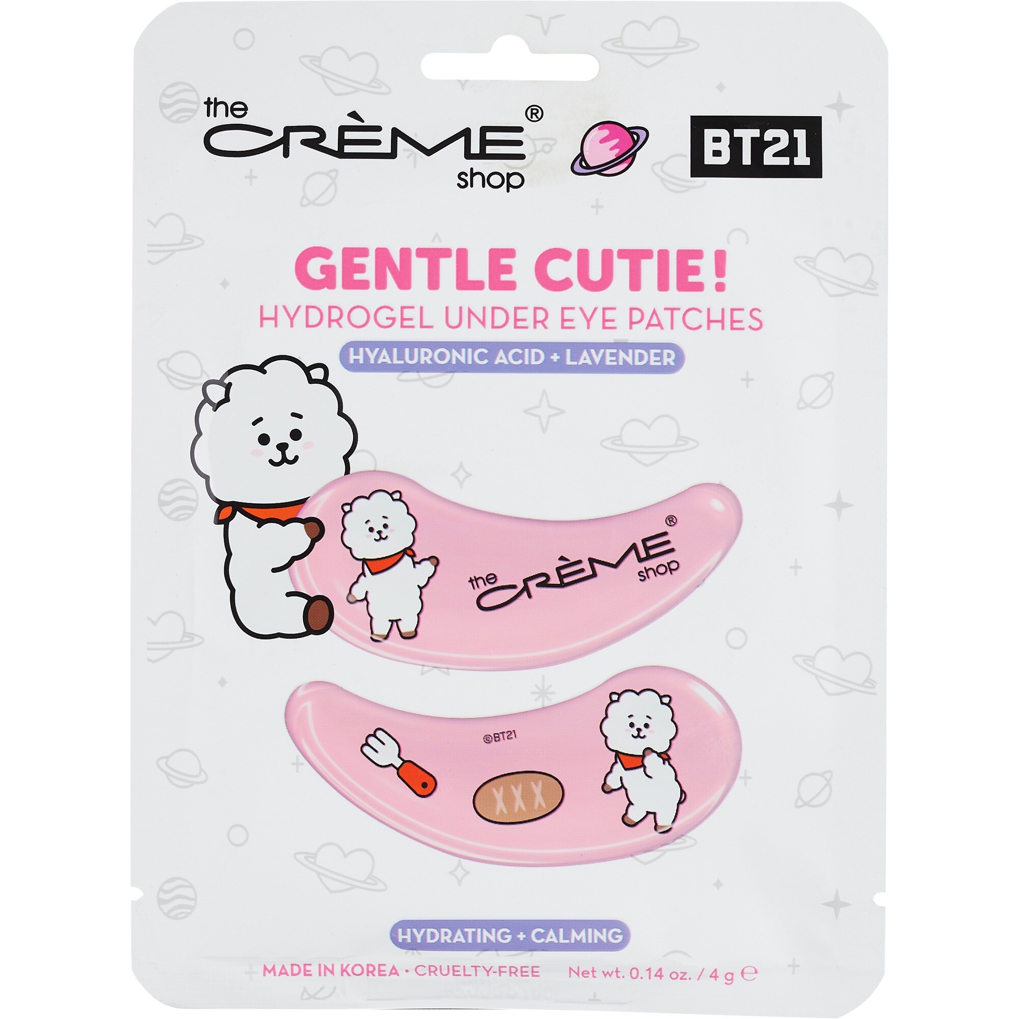 The Creme Shop x BT21 Gentle Cutie! Hydrogel Under Eye Patches