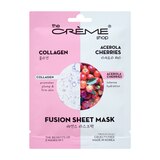 The Creme Shop Fusion Sheet Mask, Collagen and Acerola Cherries, thumbnail image 1 of 2