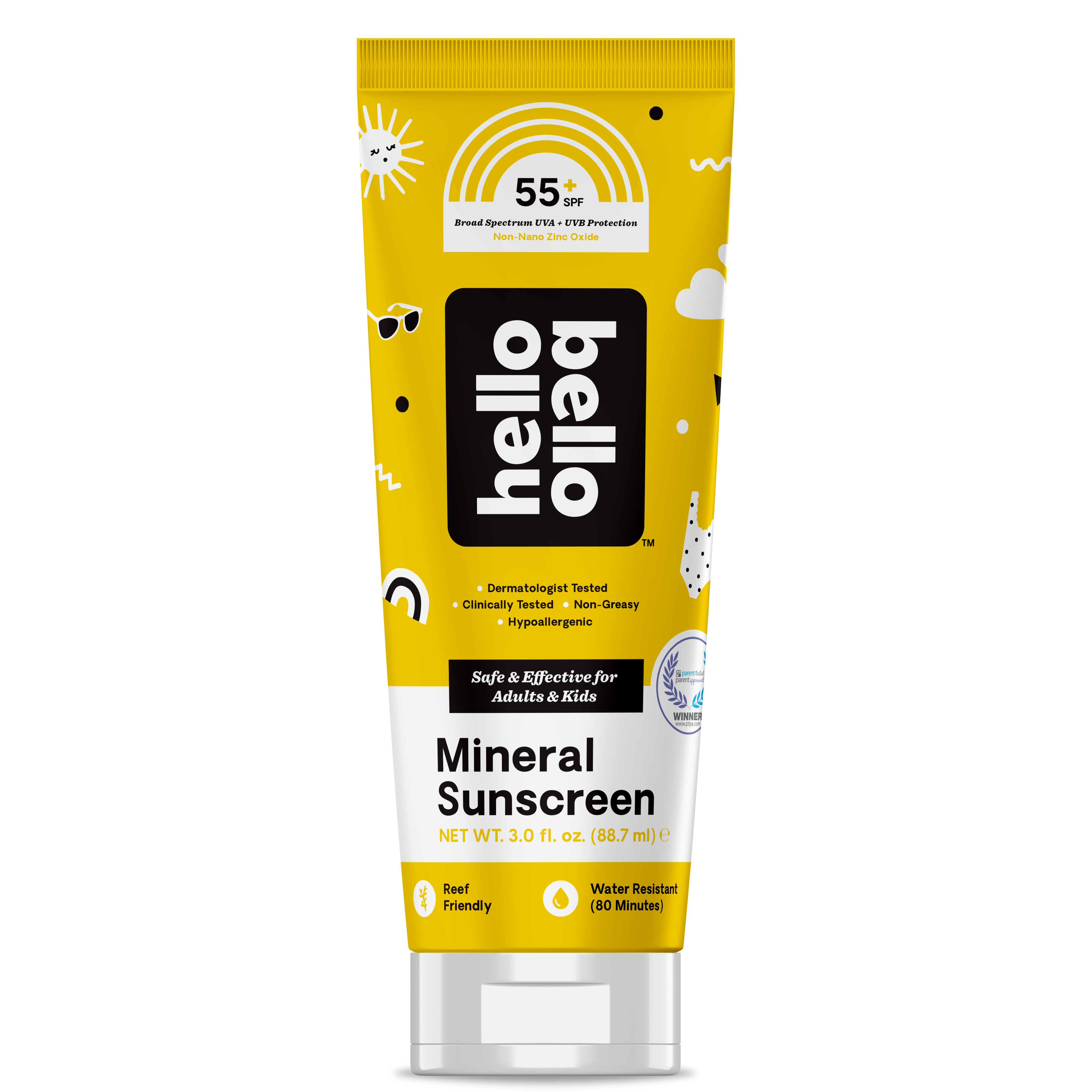 Hello Bello Mineral Sunscreen SPF 50, 3 FL OZ