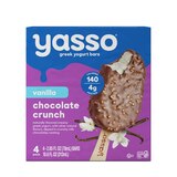 Yasso, Greek Yogurt Bars, Vanilla Chocolate Crunch, 4 CT, thumbnail image 1 of 4