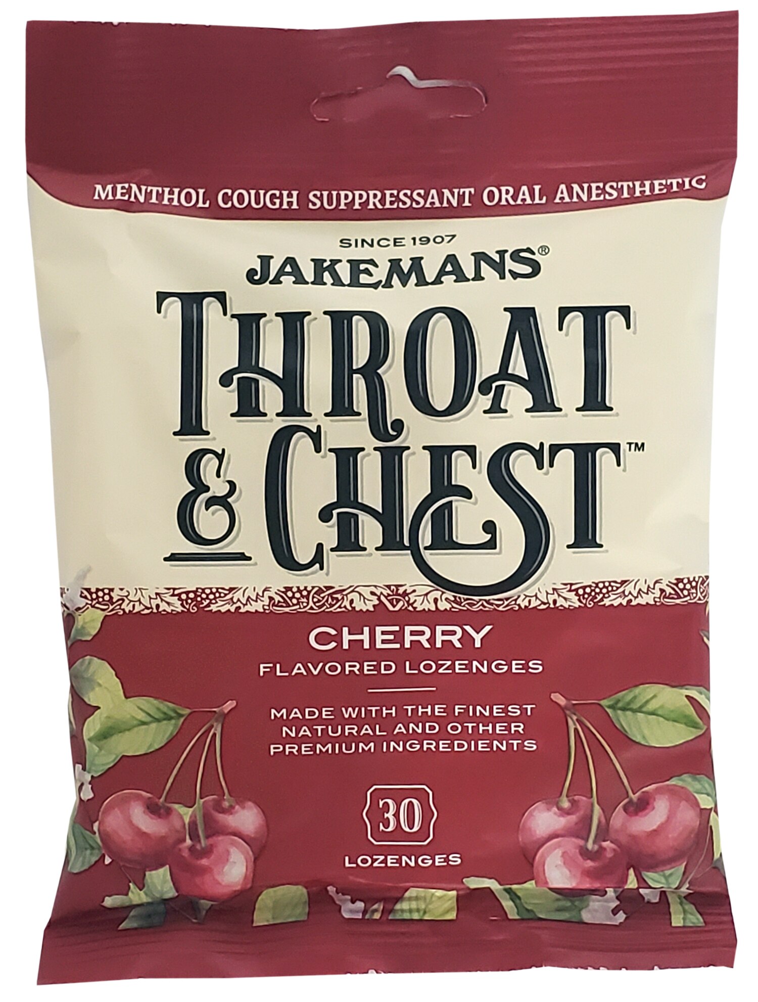 Jakemans Throat & Chest, Lozenges Bag, Pack of 5, 30ct