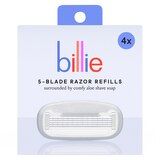 Billie Women's 5-Blade Razor Blade Refills, thumbnail image 1 of 8