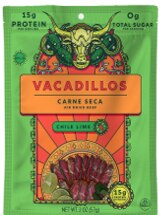 Vacadillos Carne Seca Chile Lime, 2 oz