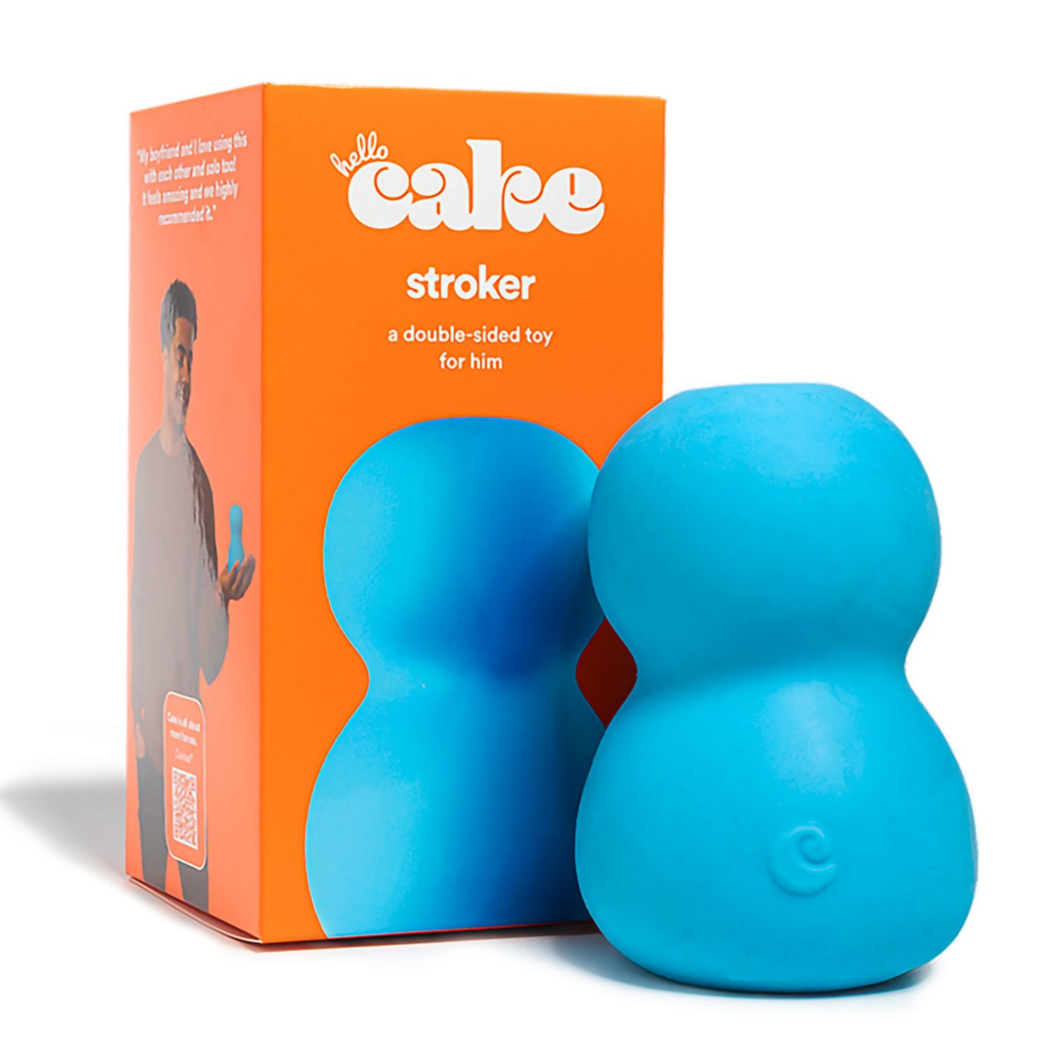 Hello Cake Stroker Double Sided Men's Personal Massager Toy