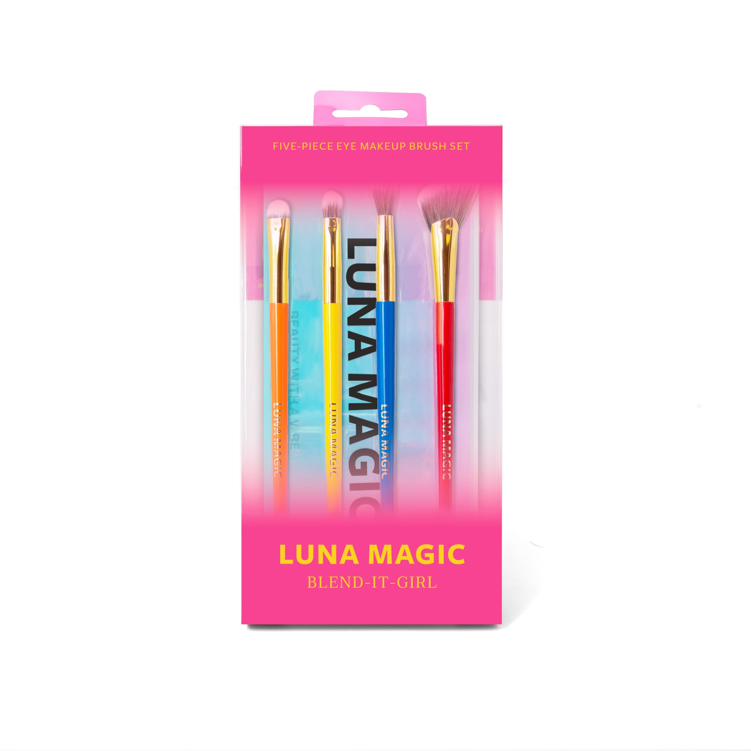 Luna Magic Makeup Eye Brush Set, 5CT