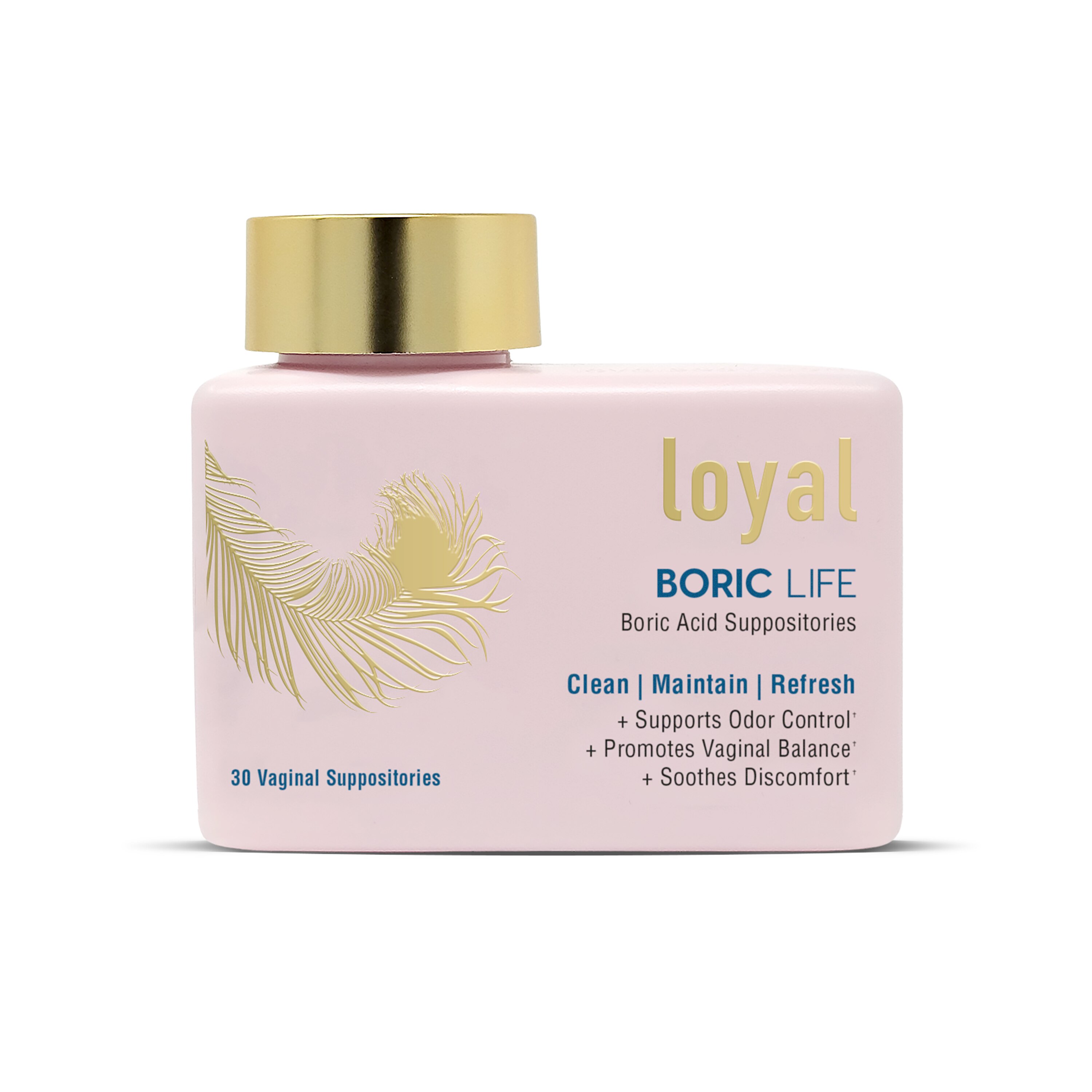 Loyal Boric Life Feminine Health Boric Acid Suppositories, 30 CT