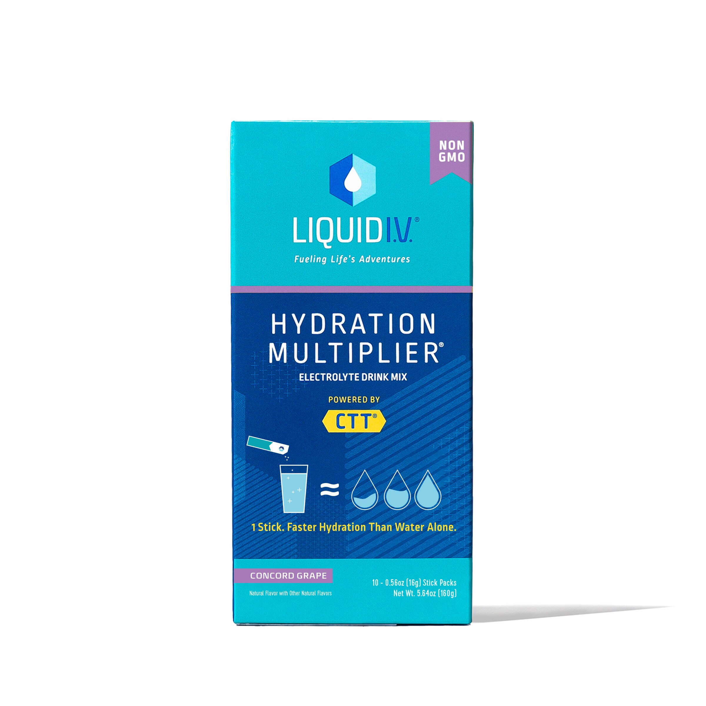 Liquid I.V. Hydration Multiplier, Grape, 10 CT